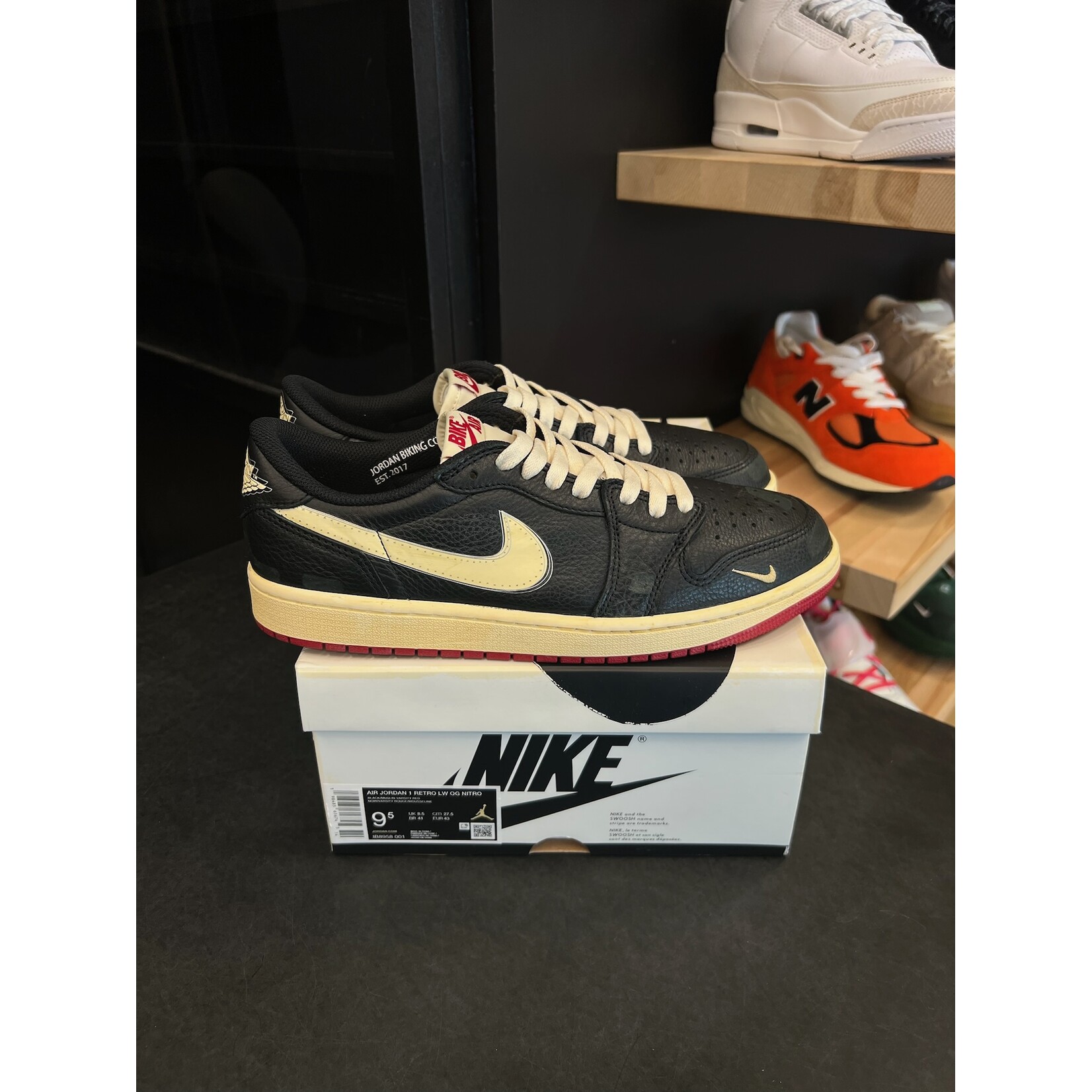 Jordan Jordan 1 Retro Low OG Nigel Sylvester Better With Time Size 9.5, PREOWNED*