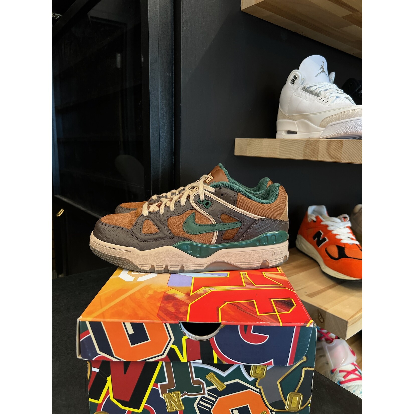 Nike Nike Air Force 3 Low SP Nigo Baroque Brown Size 9.5, PREOWNED*