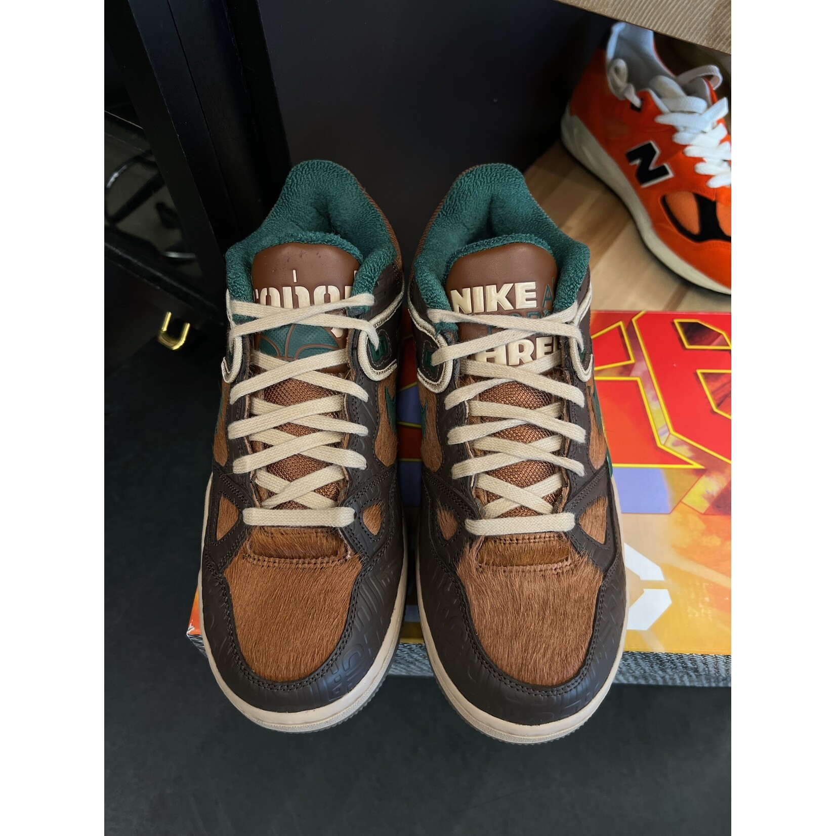 Nike Nike Air Force 3 Low SP Nigo Baroque Brown Size 9.5, PREOWNED*