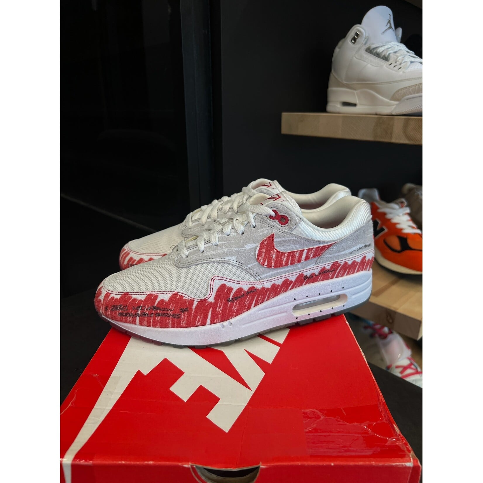 Nike Nike Air Max 1 Tinker Sketch to Shelf Size 9.5, PREOWNED*