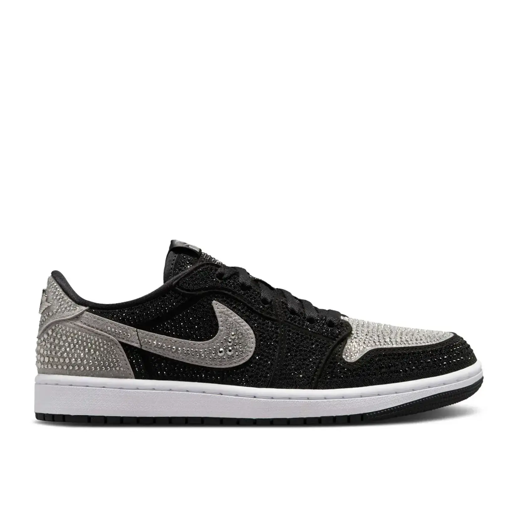 Jordan Jordan 1 Retro Low OG Swarovski Stealth (Women's) Size 6.5W, DS BRAND NEW