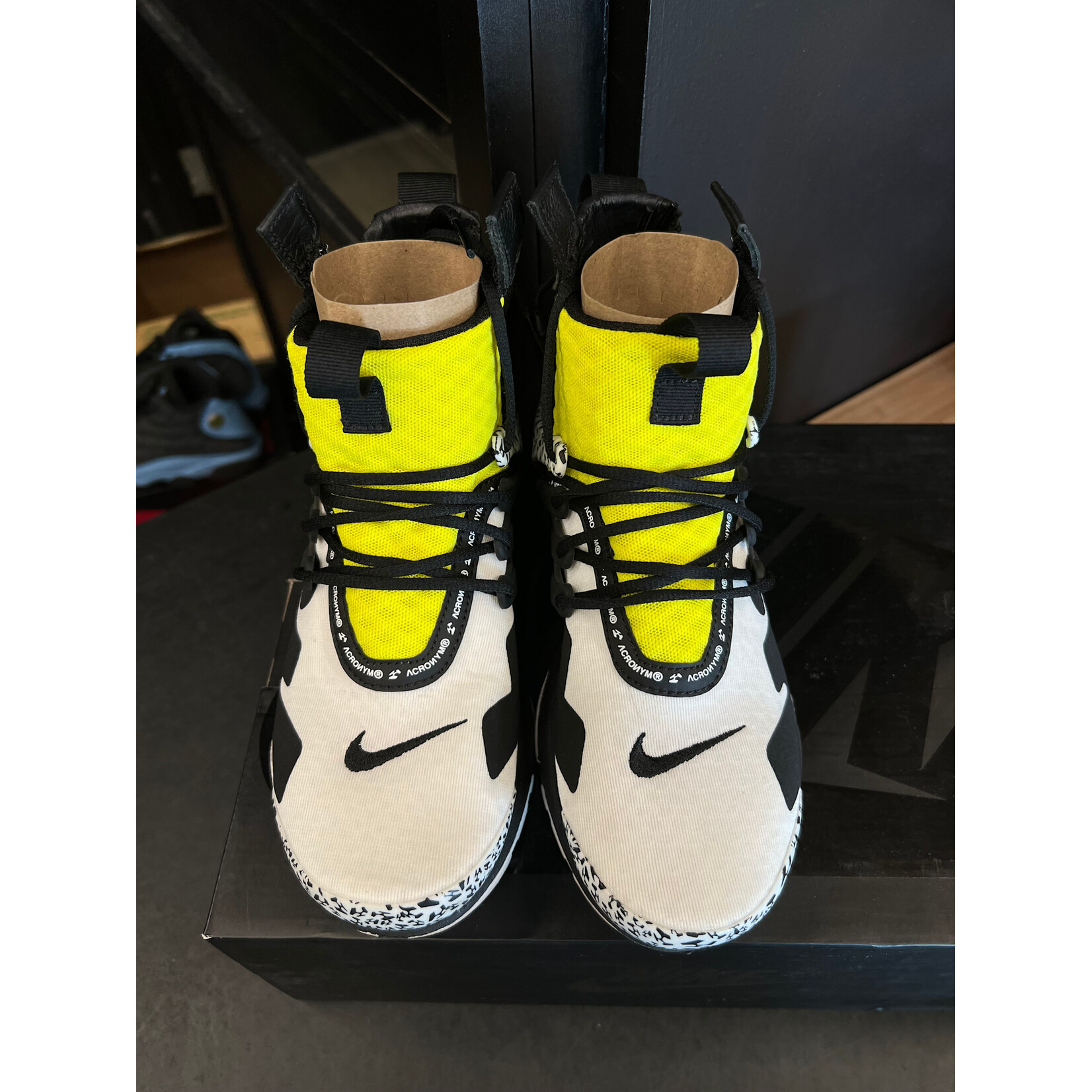 Nike Nike Air Presto Mid Acronym Dynamic Yellow Size 4, PREOWNED*