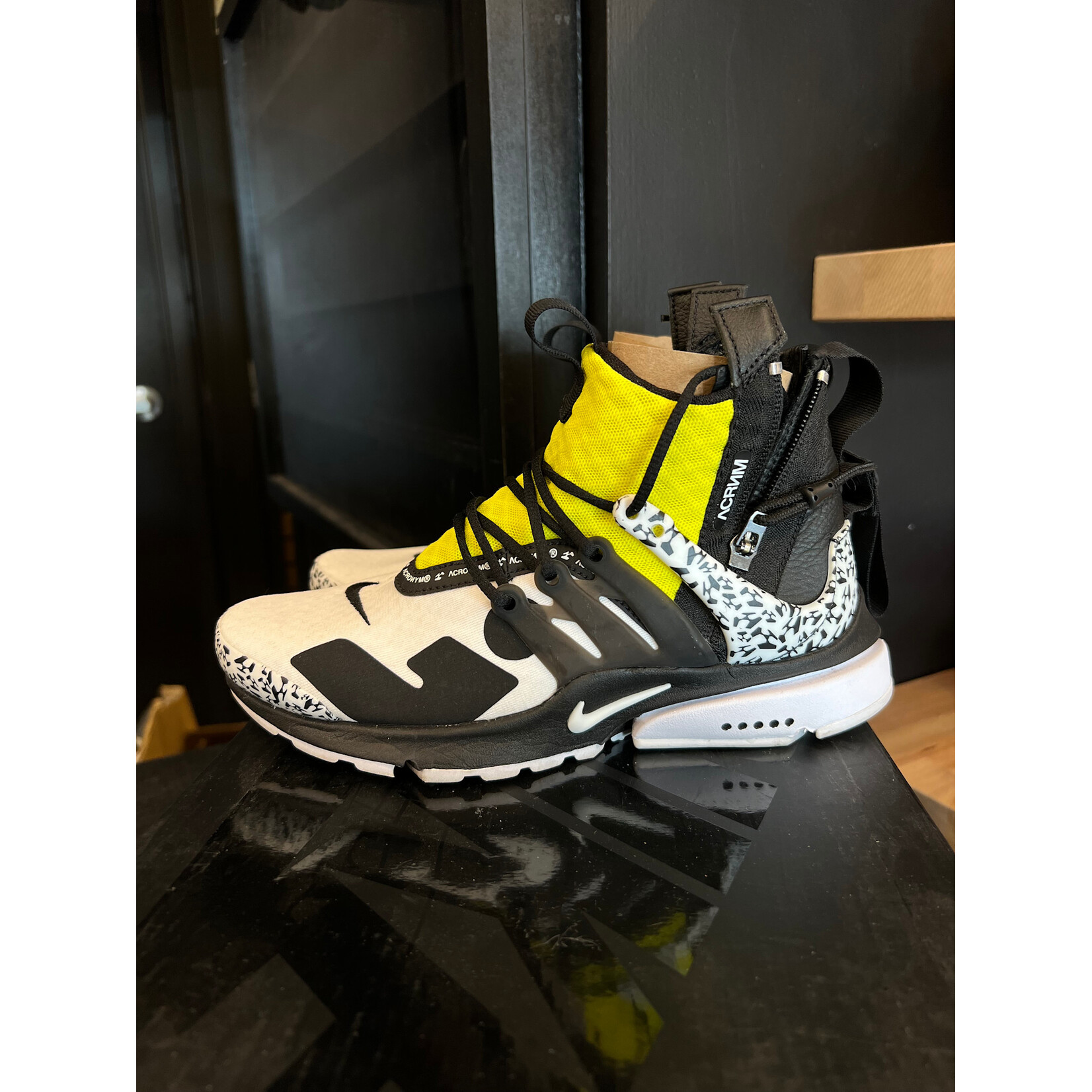 Nike Nike Air Presto Mid Acronym Dynamic Yellow Size 4, PREOWNED*