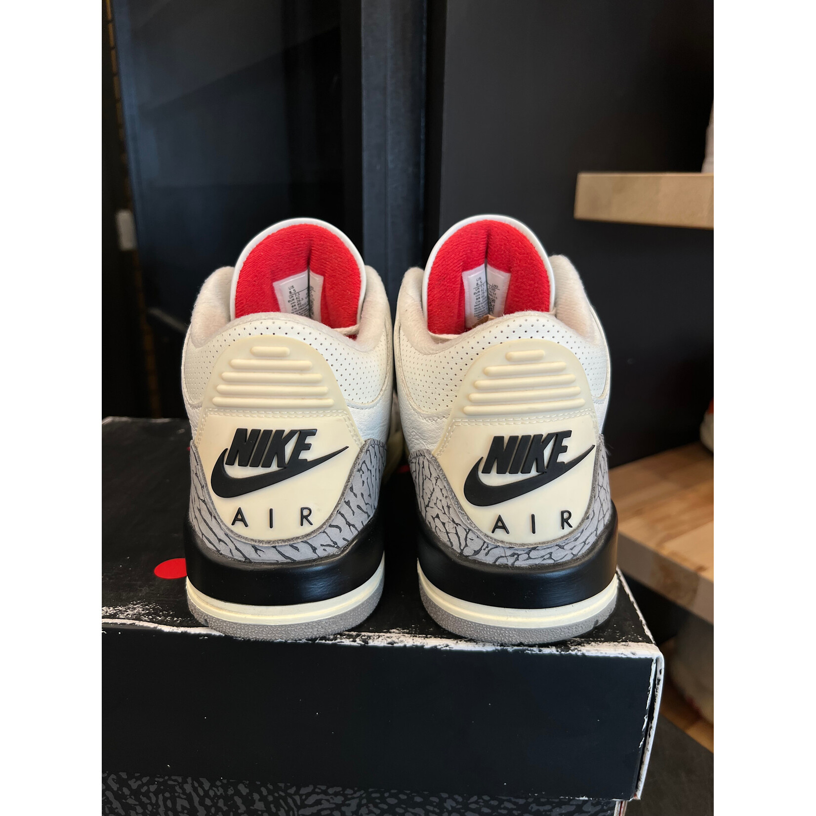 Jordan Jordan 3 Retro White Cement Reimagined Size 8.5, PREOWNED