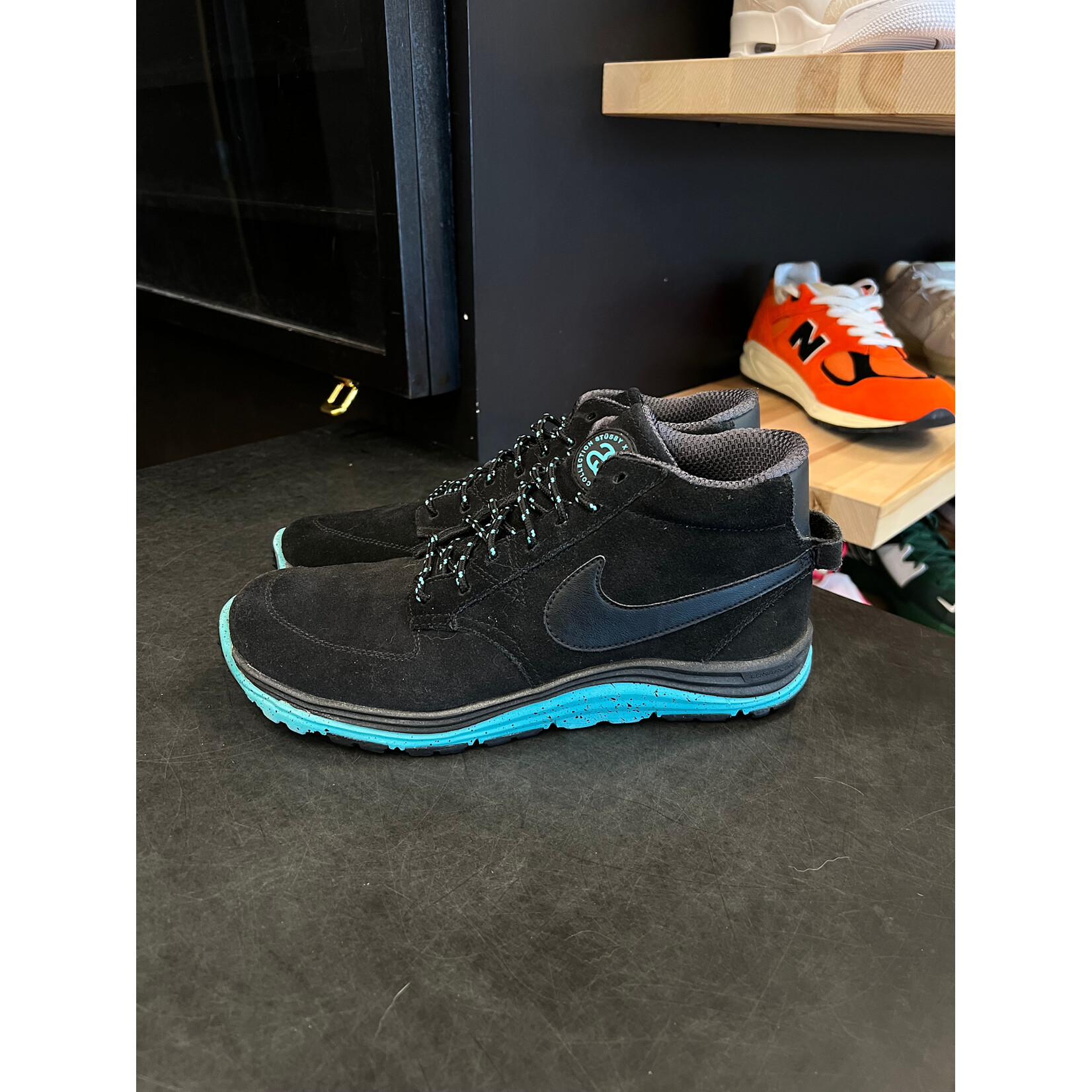 Nike Nike Lunar Braata Mid Stussy Black Size 8.5, PREOWNED