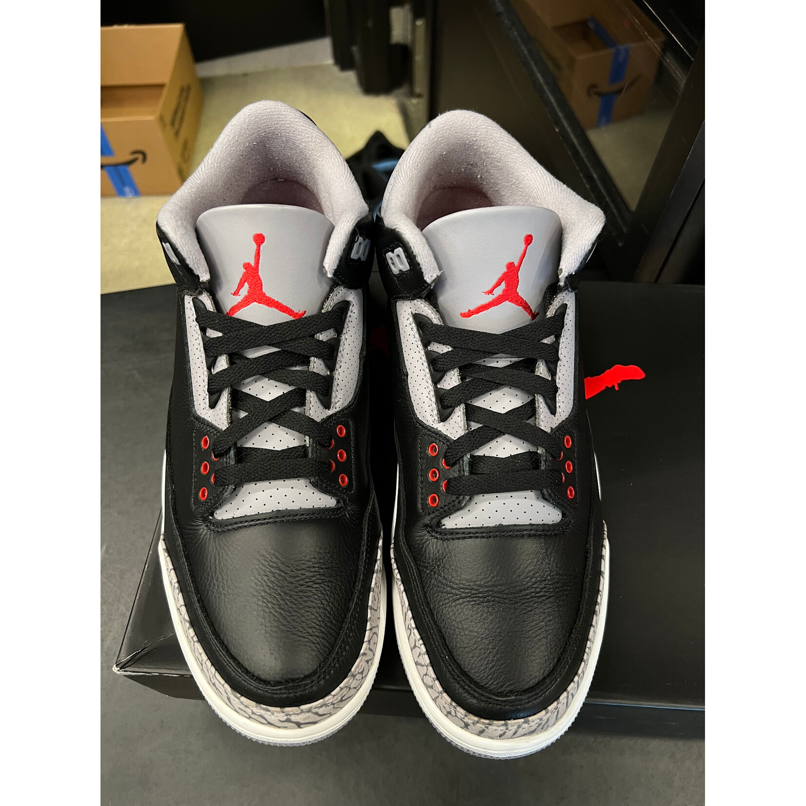 Jordan Jordan 3 Retro OG Black Cement (2024) Size 11, PREOWNED*