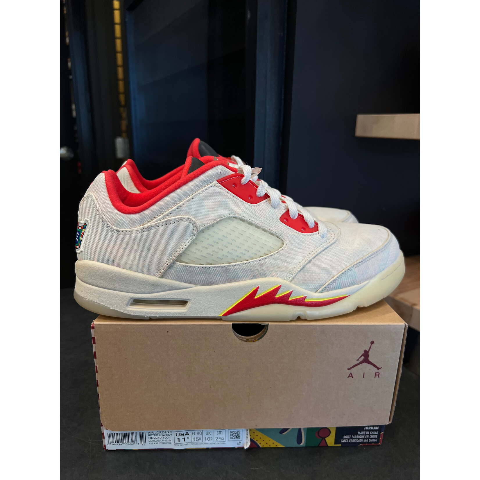 Jordan Jordan 5 Retro Low Chinese New Year (2021) Size 11.5, PREOWNED*
