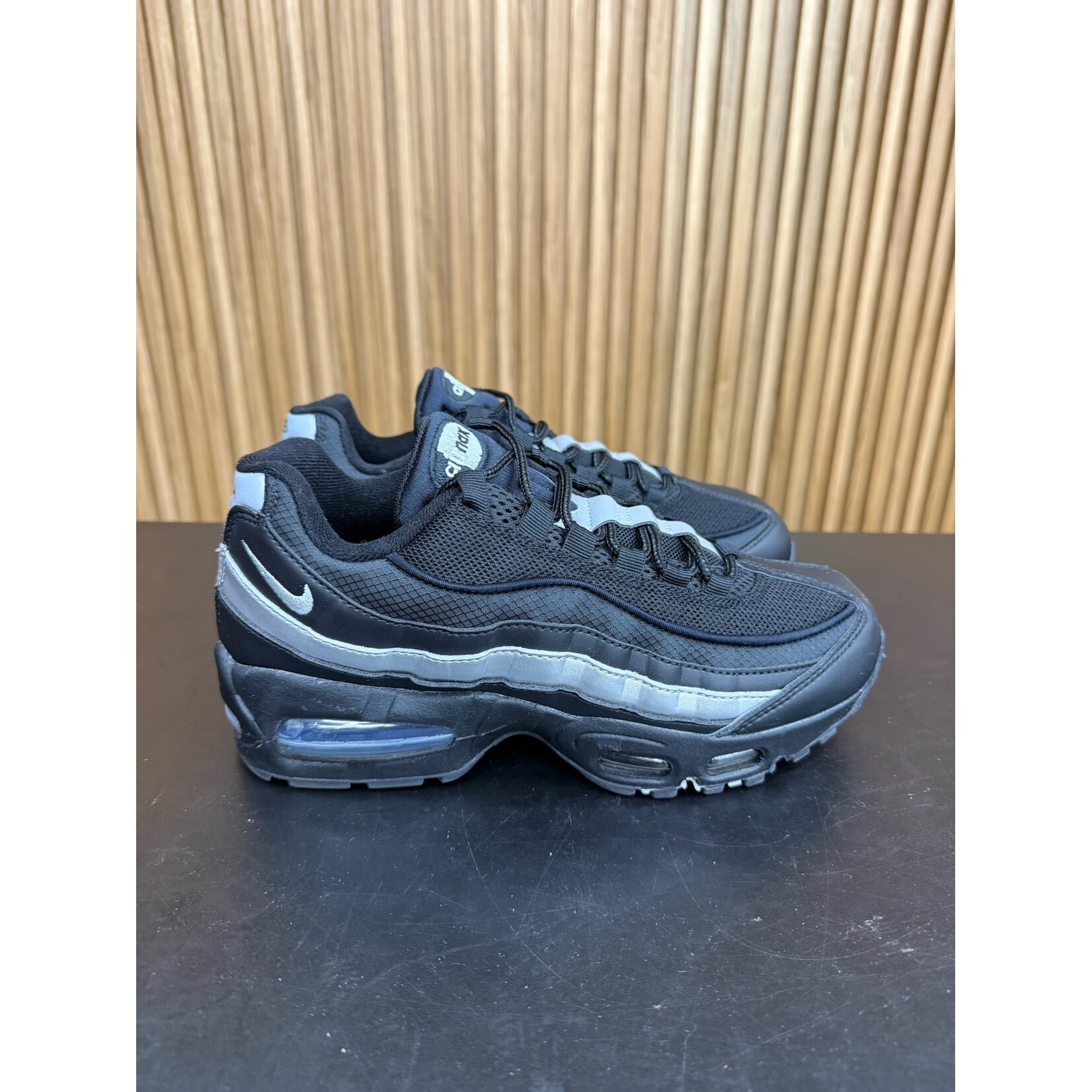 Nike Nike Air Max 95 OG Big Bubble Black White Metallic Silver Size 6.5, PREOWNED NO BOX