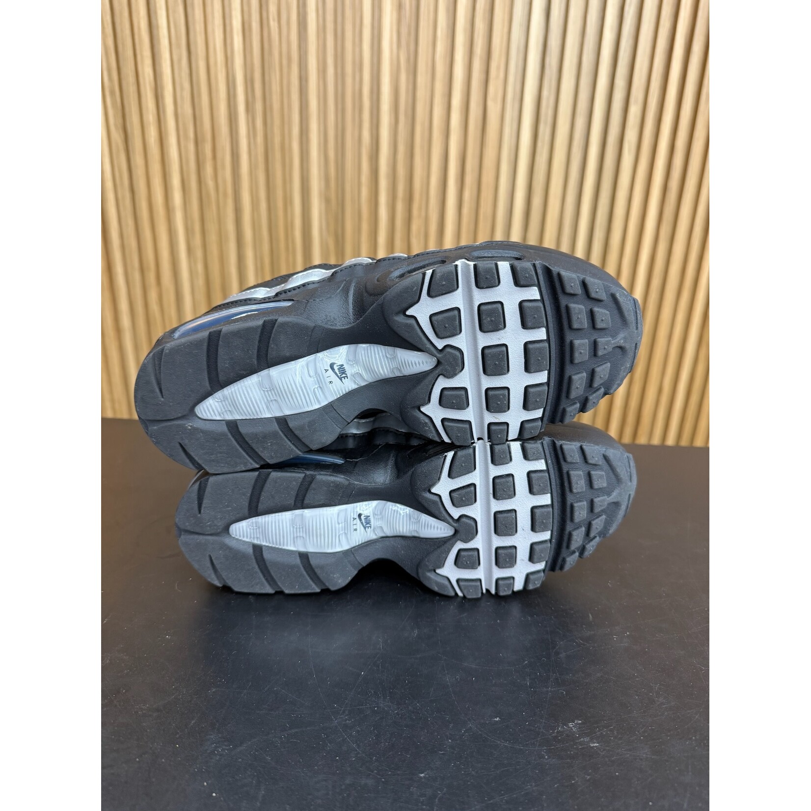 Nike Nike Air Max 95 OG Big Bubble Black White Metallic Silver Size 6.5, PREOWNED NO BOX