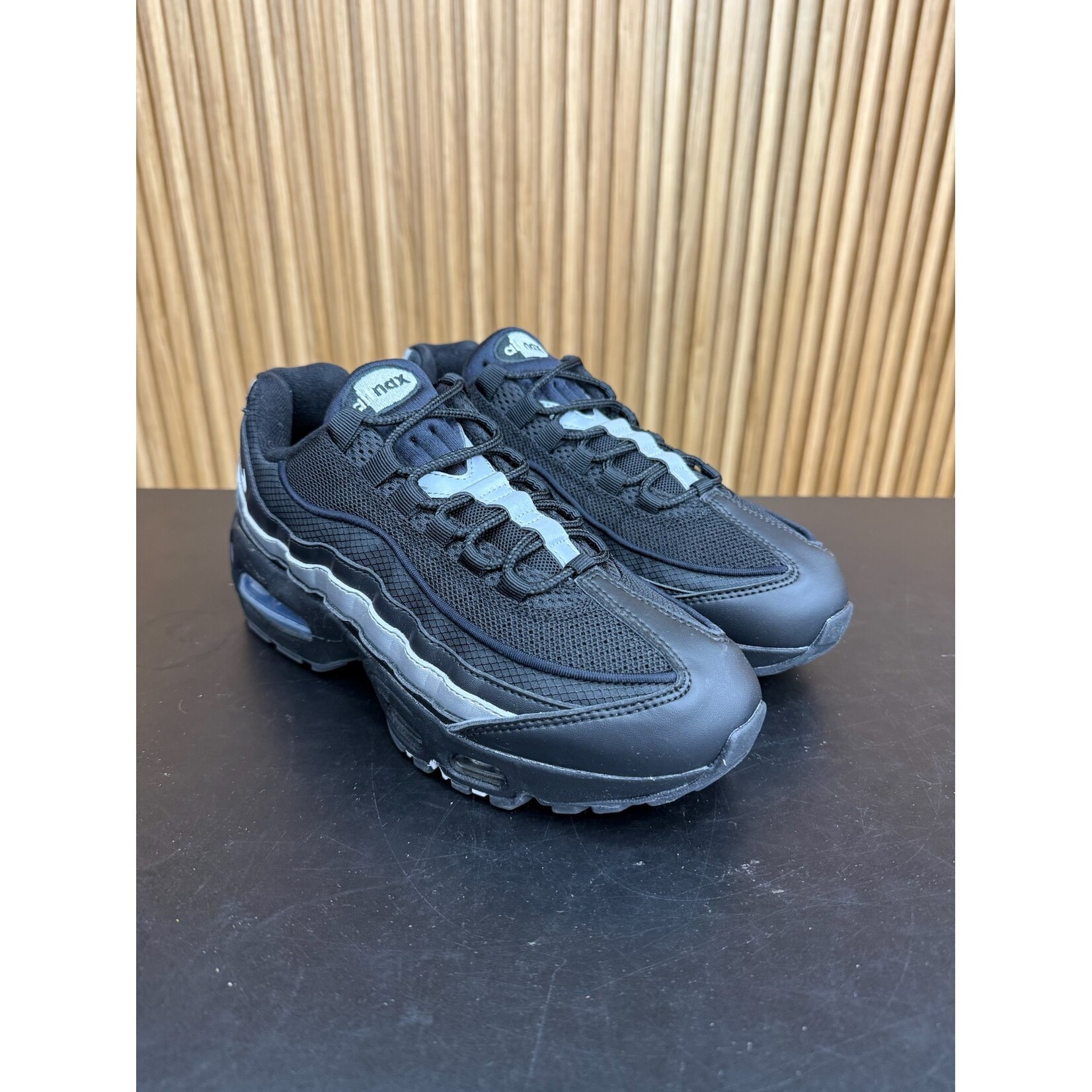 Nike Nike Air Max 95 OG Big Bubble Black White Metallic Silver Size 6.5, PREOWNED NO BOX