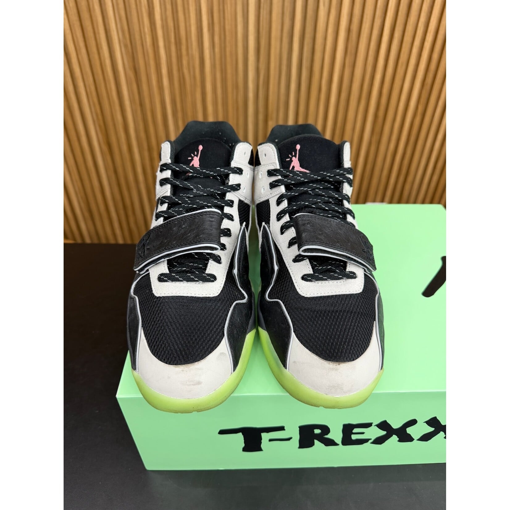 Jordan Jordan Jumpman Jack TR Travis Scott x Chase B Black Night Silver Size 13, PREOWNED