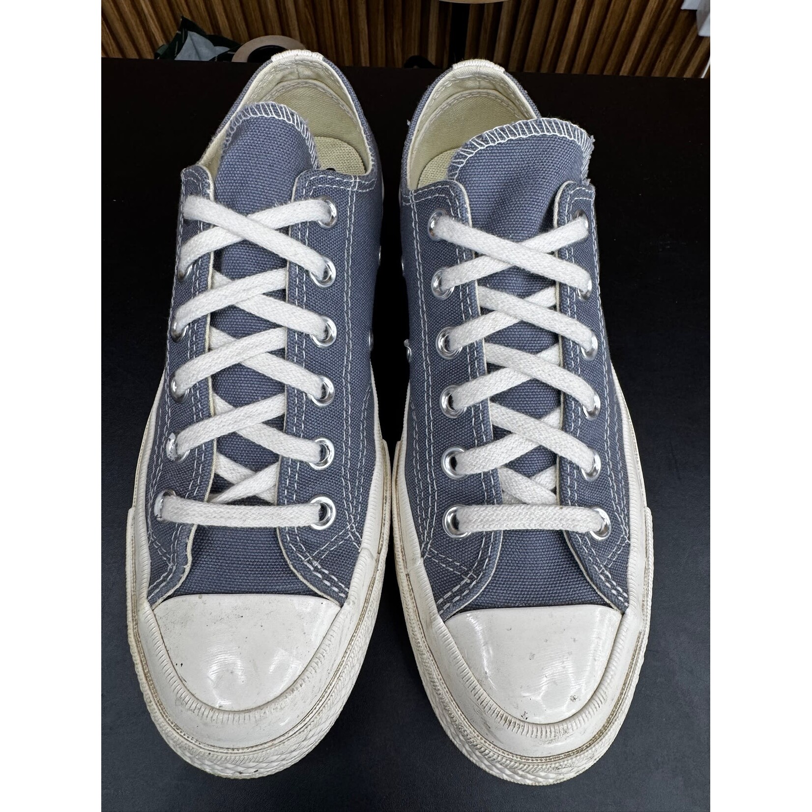Converse Converse Chuck Taylor All Star 70 Ox Comme des Garcons PLAY Grey Size 5, PREOWNED NO BOX