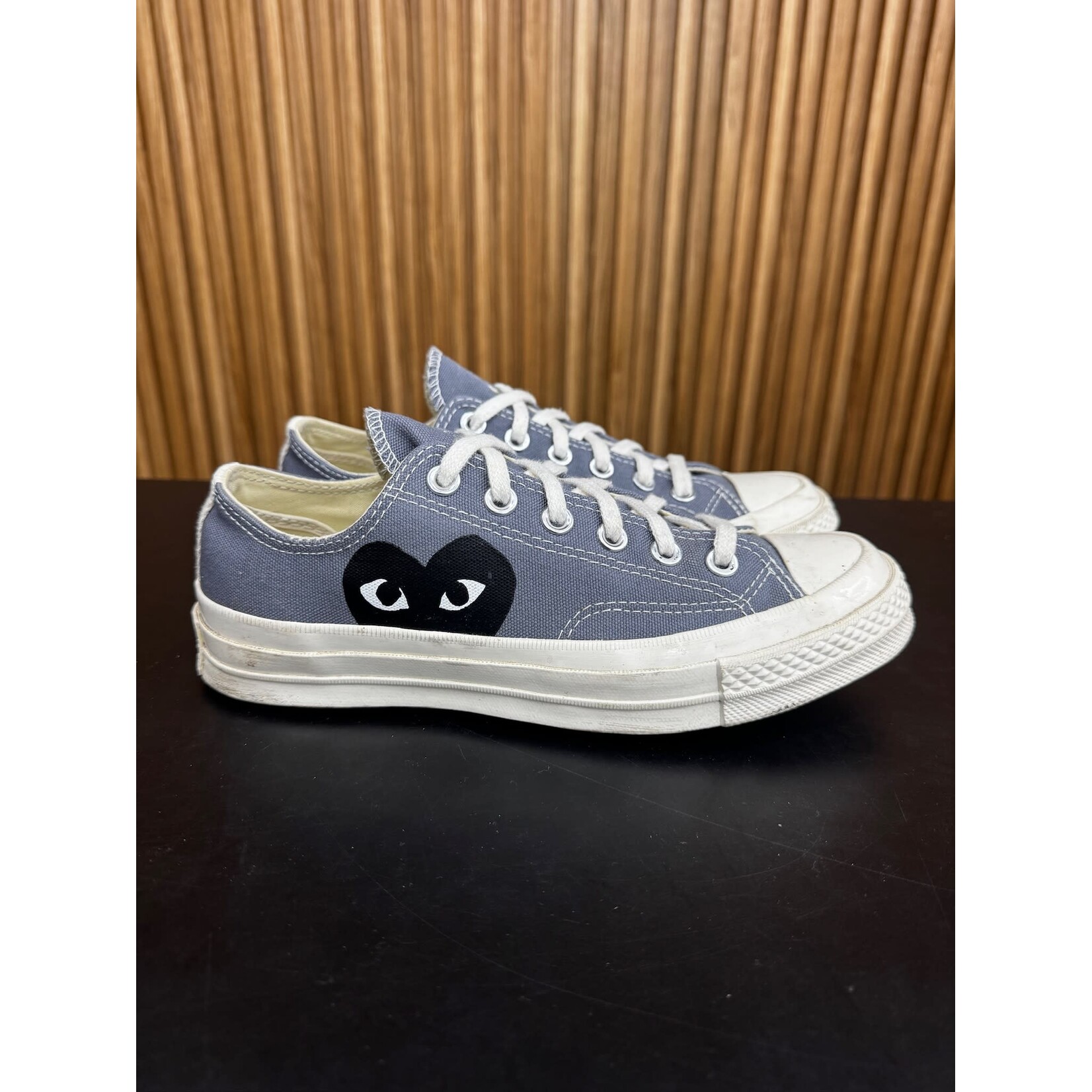 Converse Converse Chuck Taylor All Star 70 Ox Comme des Garcons PLAY Grey Size 5, PREOWNED NO BOX