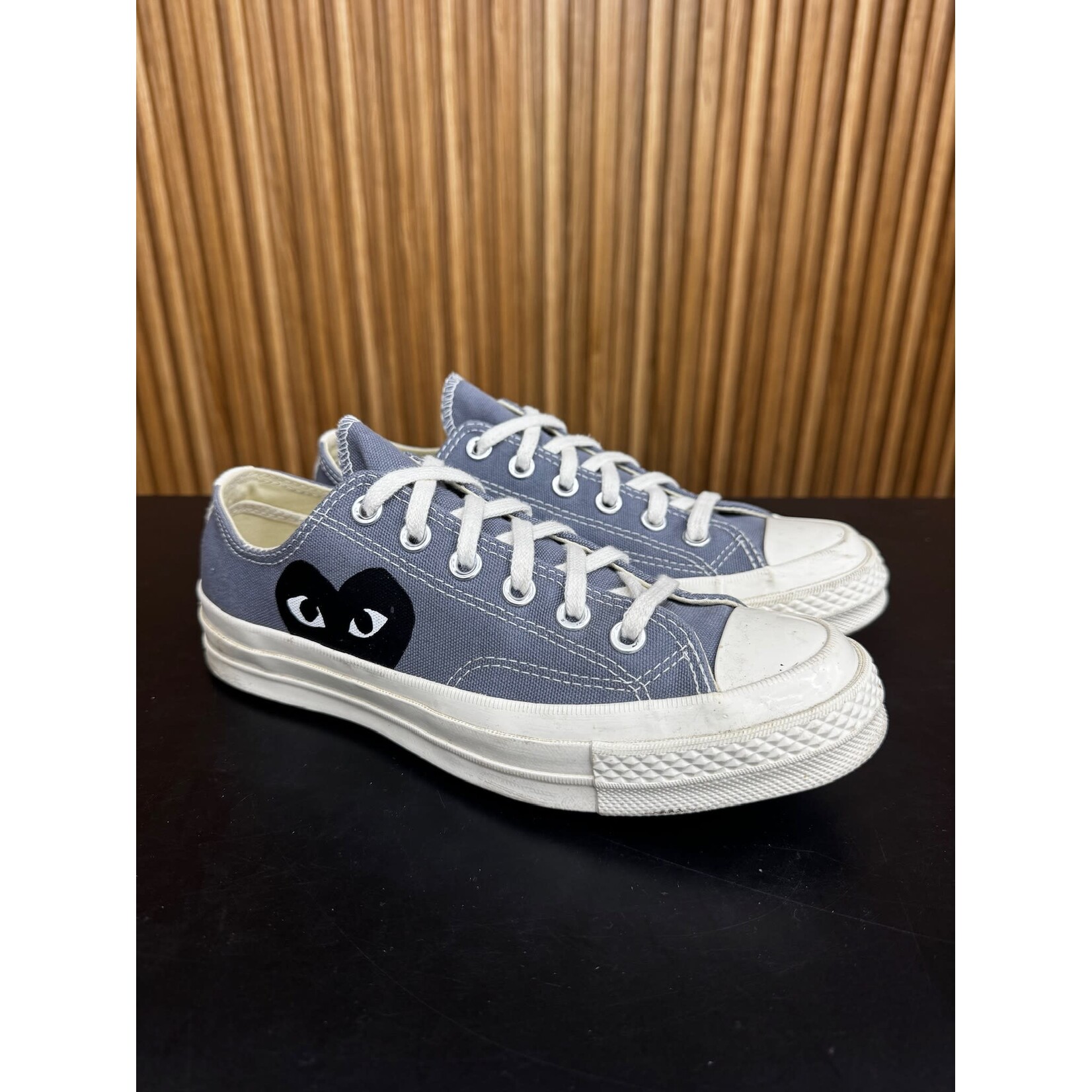 Converse Converse Chuck Taylor All Star 70 Ox Comme des Garcons PLAY Grey Size 5, PREOWNED NO BOX