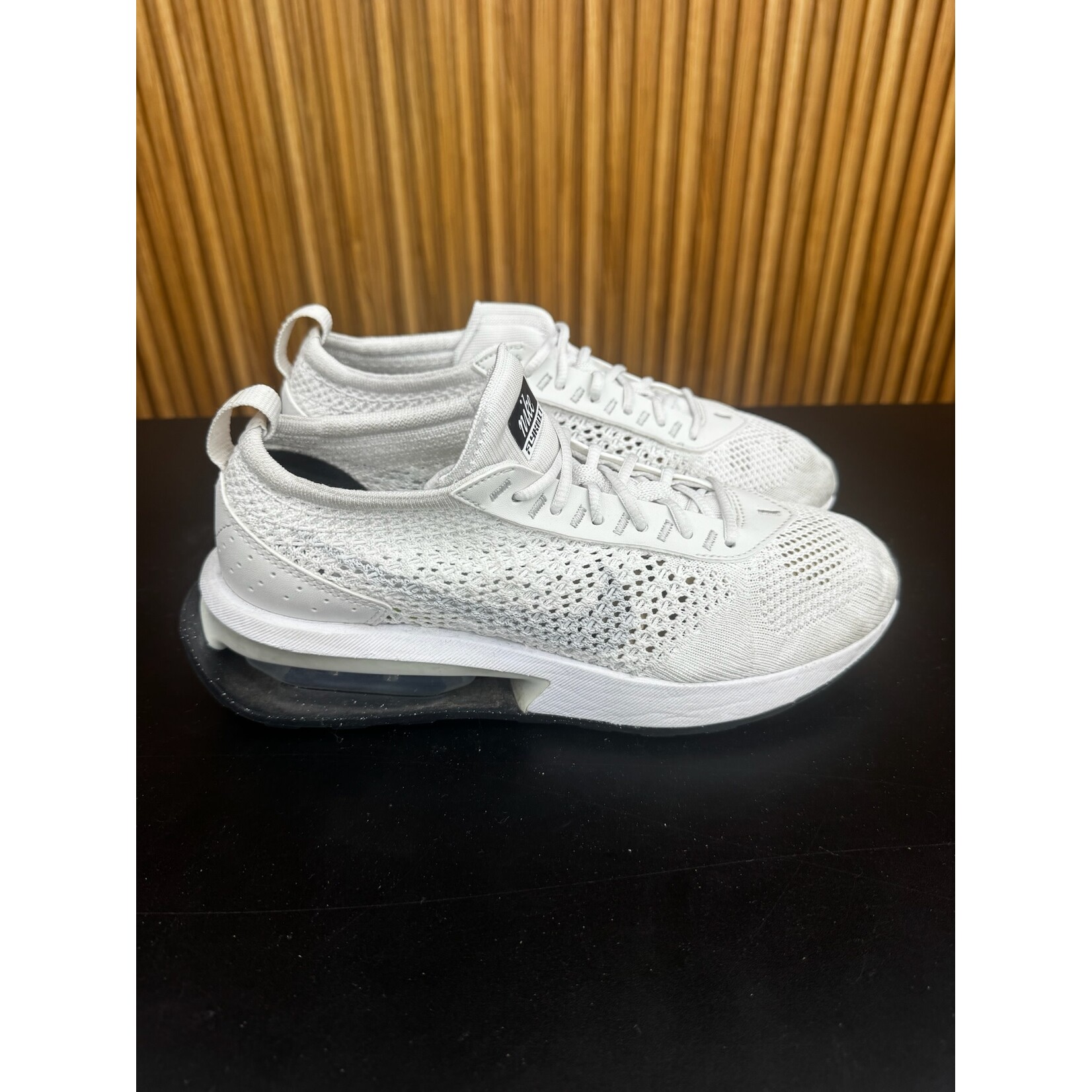 Nike Nike Air Max Flyknit Racer Next Nature White Pure Platinum Size 7W, PREOWNED NO BOX