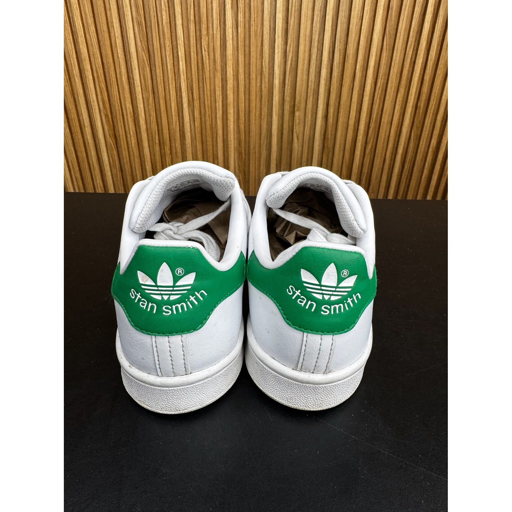 Adidas adidas Stan Smith Primegreen Cloud White Green (GS) Size 5, PREOWNED NO BOX