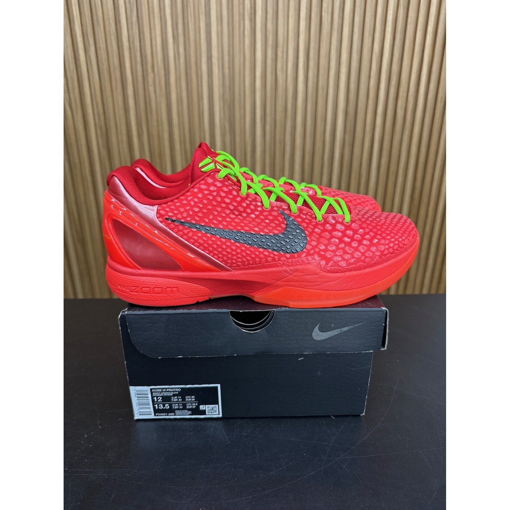 Nike Nike Kobe 6 Protro Reverse Grinch Size 12, PREOWNED