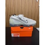 Nike Nike Air VaporMax 2021 FK White Black Metallic Silver Size 12, PREOWNED