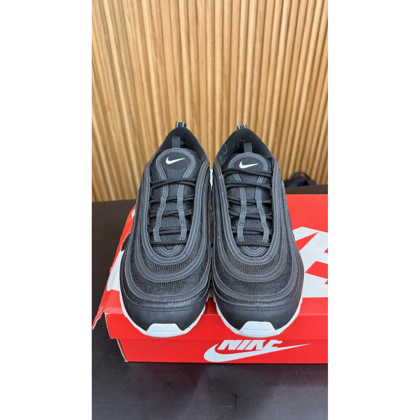 Nike Nike Air Max 97 Black White Size 12.5, PREOWNED