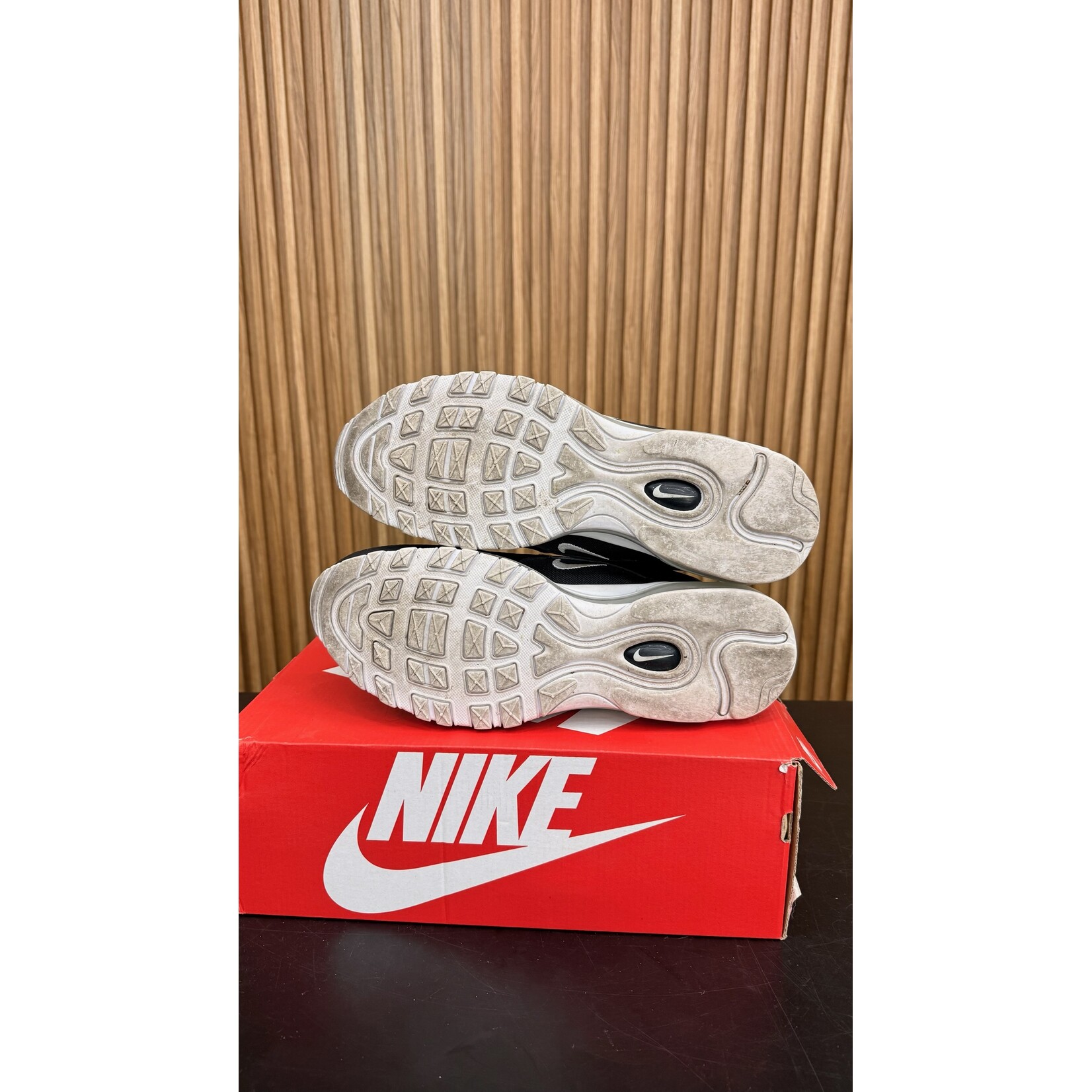 Nike Nike Air Max 97 Black White Size 12.5, PREOWNED