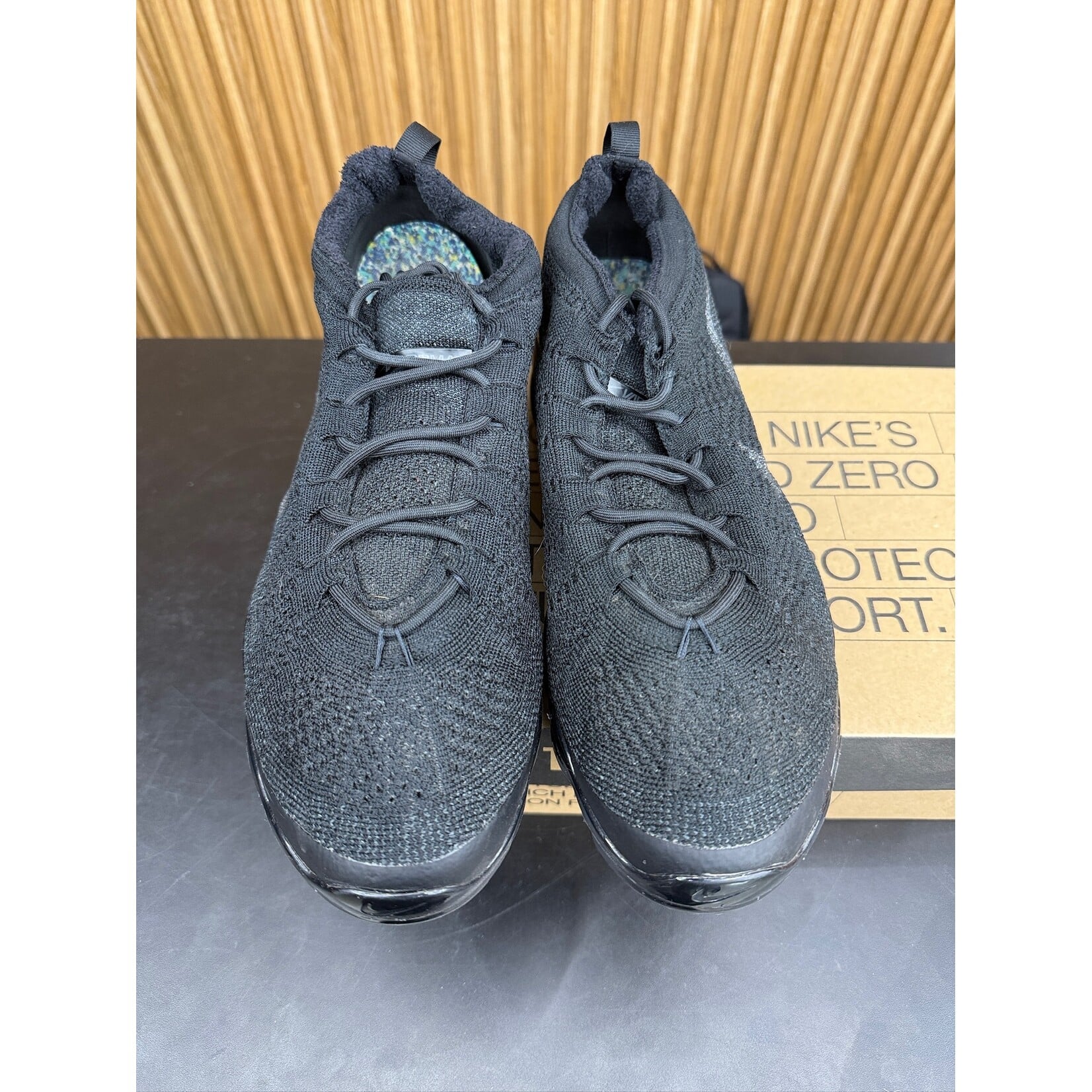 Nike Nike Air VaporMax 2023 Flyknit Black Anthracite Size 12, PREOWNED NO BOX