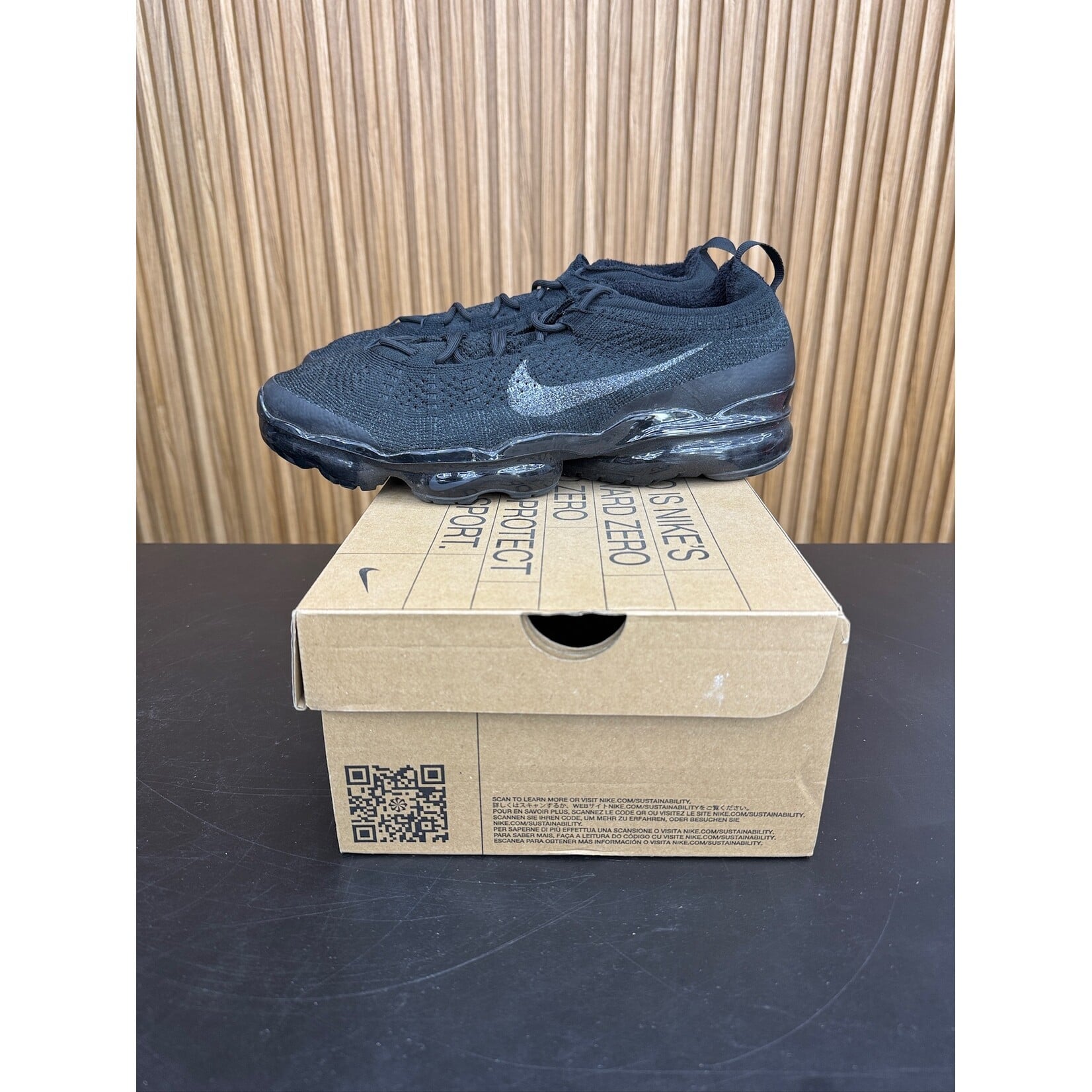 Nike Nike Air VaporMax 2023 Flyknit Black Anthracite Size 12, PREOWNED NO BOX
