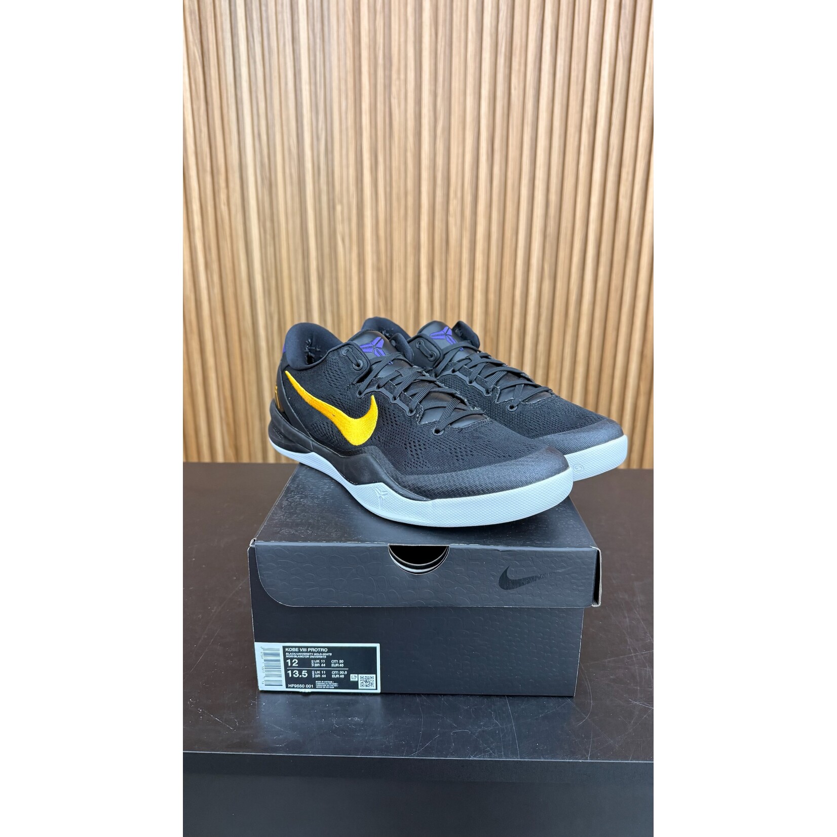 Nike Nike Kobe 8 Protro Lakers Away Size 12, PREOWNED