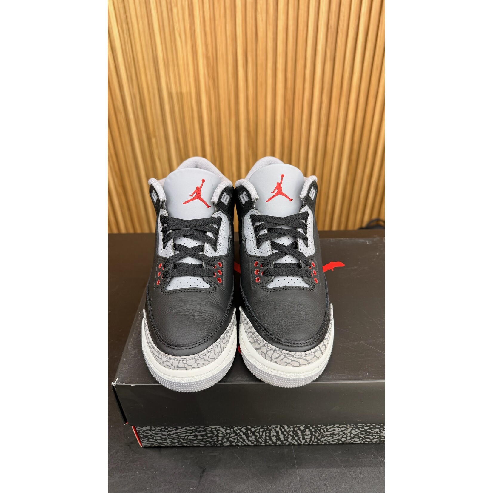Jordan Jordan 3 Retro Black Cement (2024) (GS) Size 6.5Y, PREOWNED