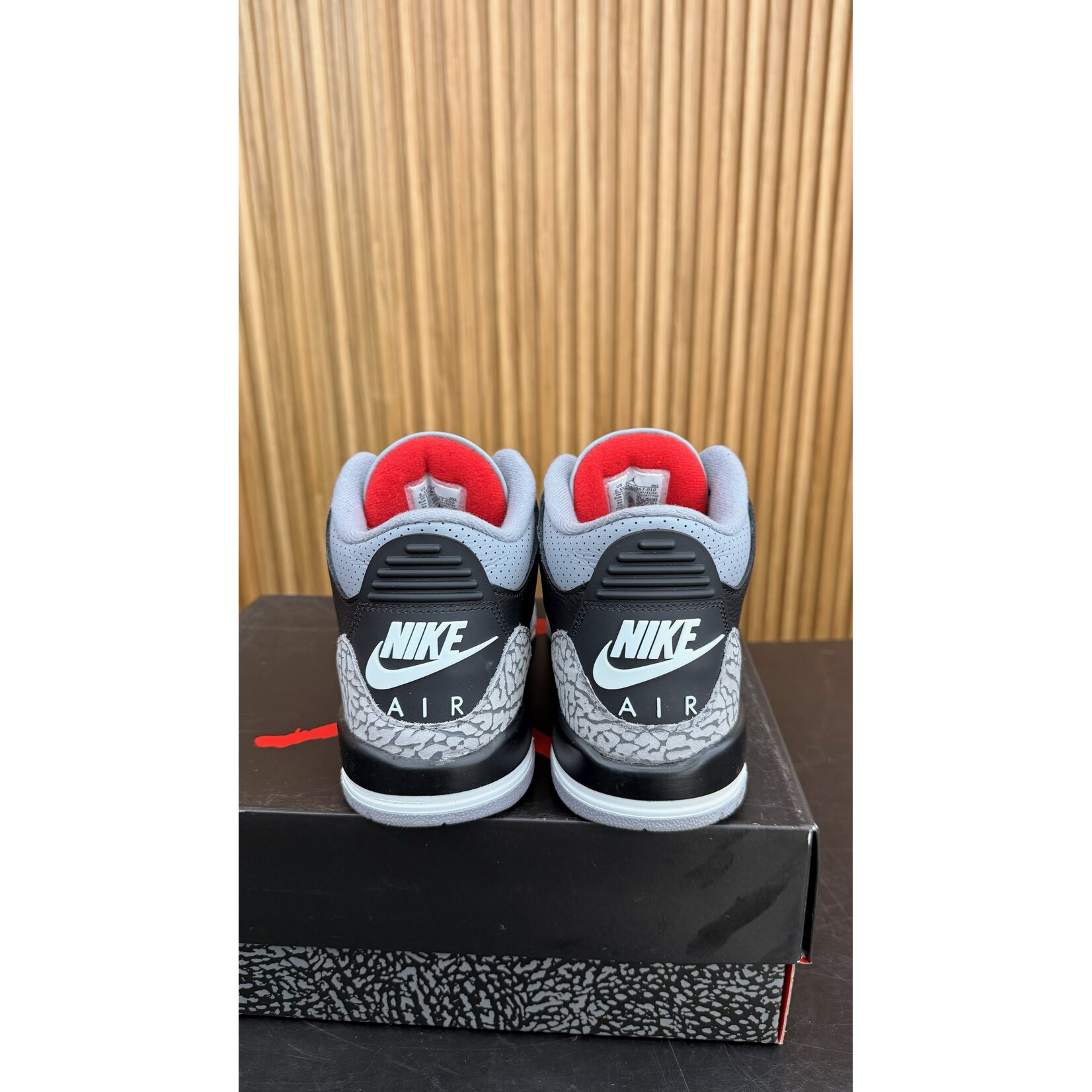 Jordan Jordan 3 Retro Black Cement (2024) (GS) Size 6.5Y, PREOWNED