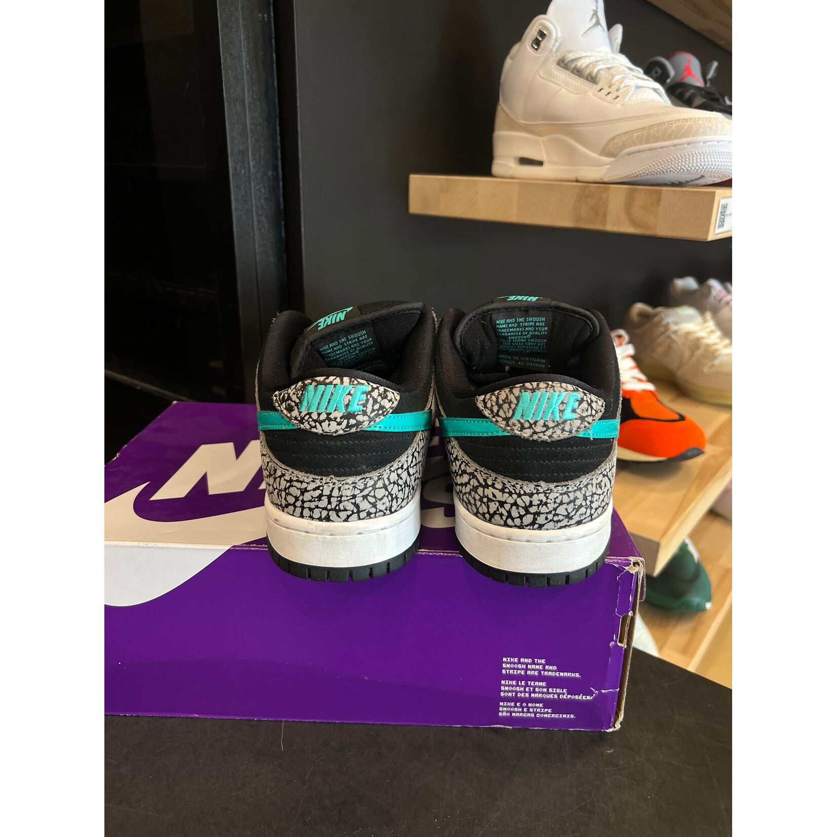 Nike Nike SB Dunk Low atmos Elephant Size 11.5, PREOWNED*