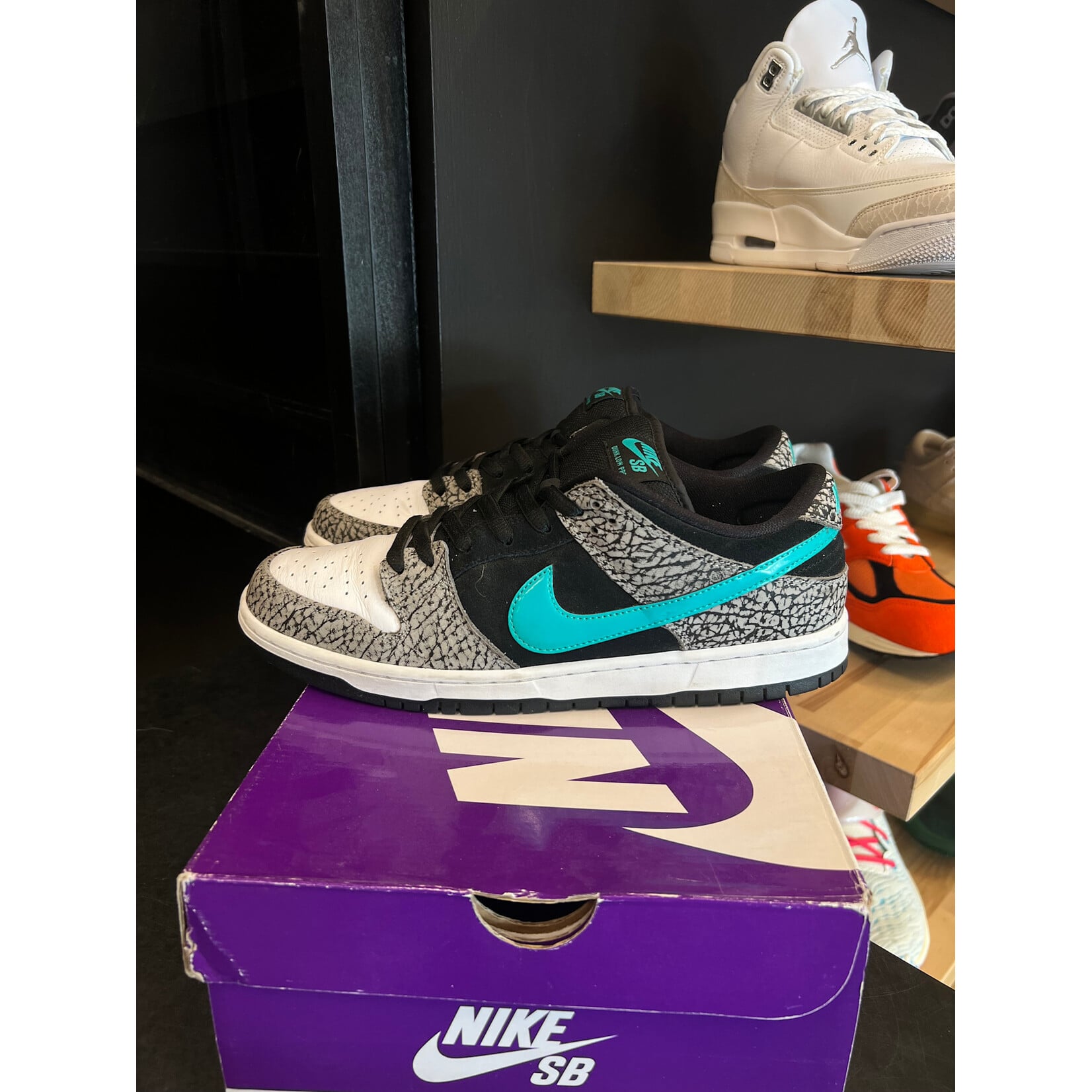Nike Nike SB Dunk Low atmos Elephant Size 11.5, PREOWNED*