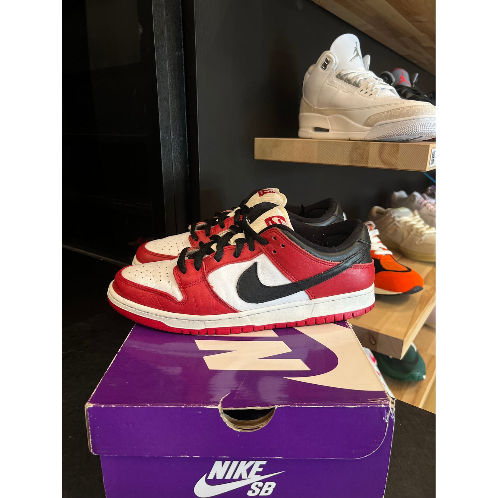 Nike Nike SB Dunk Low Pro J-Pack Chicago Size 11.5, PREOWNED*