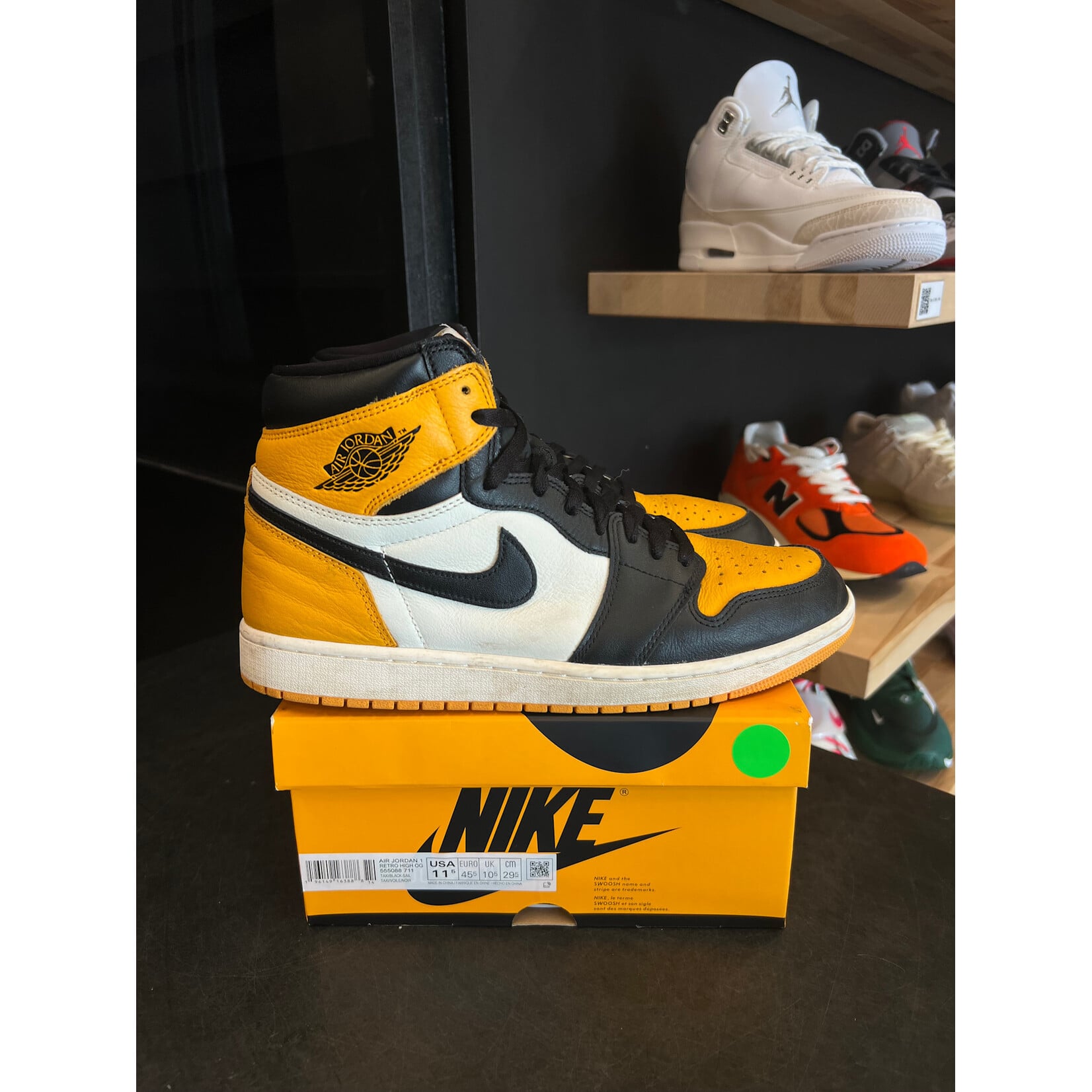 Jordan Jordan 1 Retro High OG Taxi Size 11.5, PREOWNED*