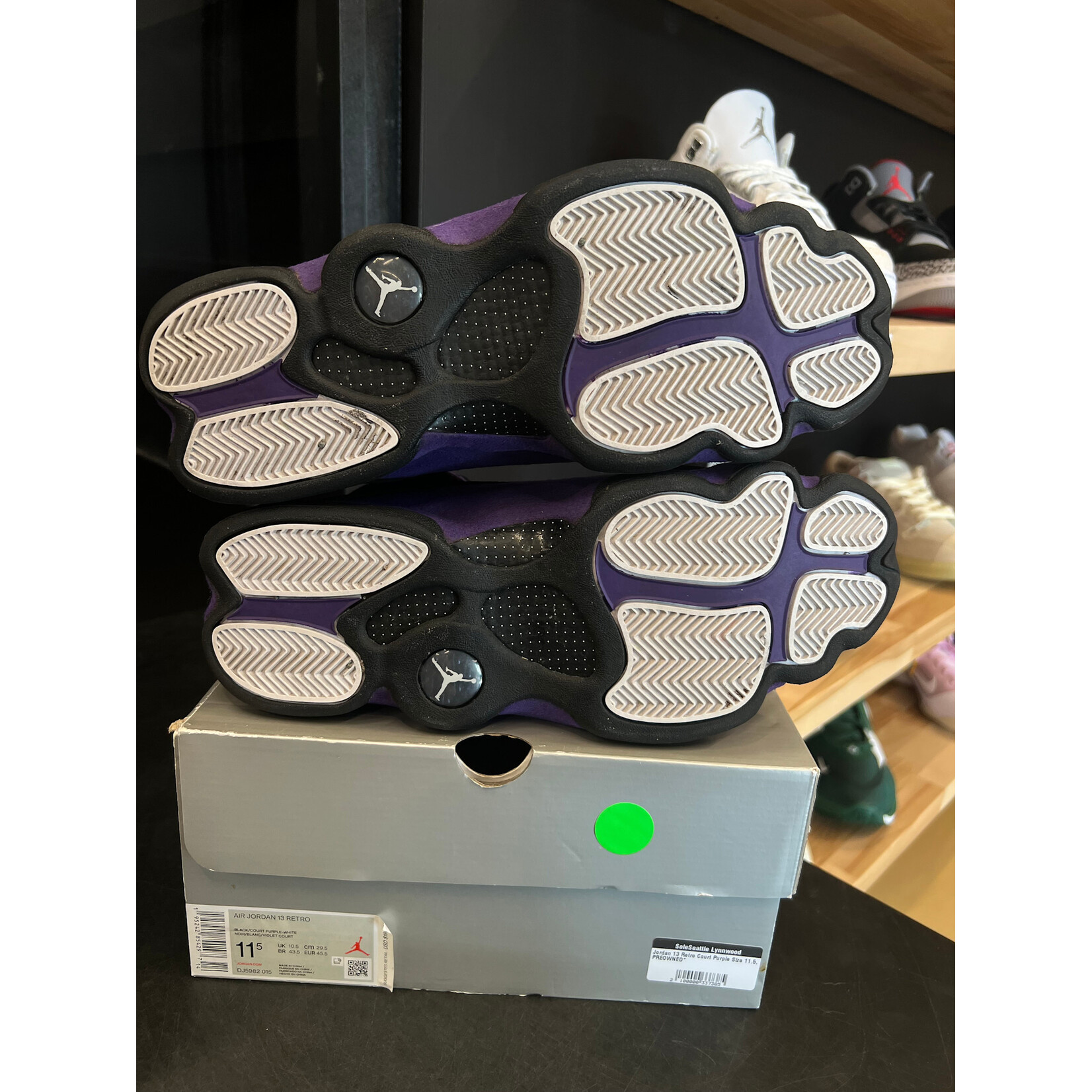 Jordan Jordan 13 Retro Court Purple Size 11.5, PREOWNED*