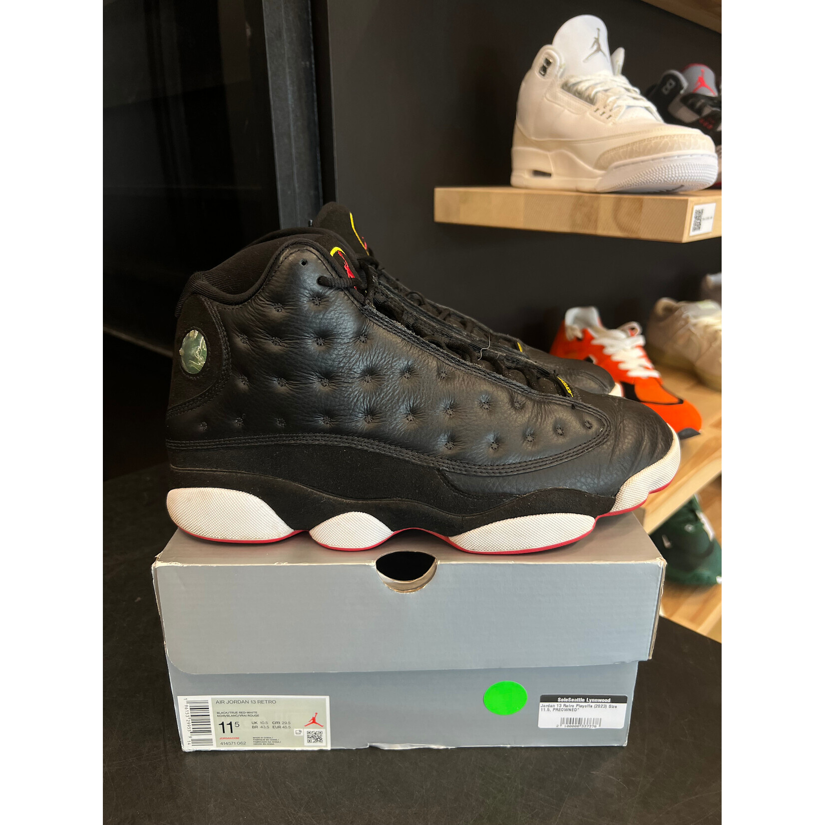 Jordan Jordan 13 Retro Playoffs (2023) Size 11.5, PREOWNED*