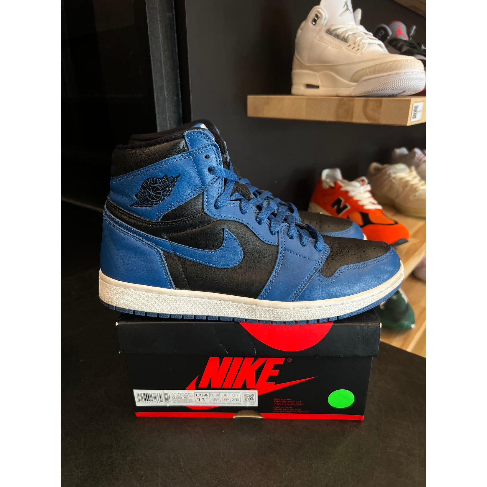 Jordan Jordan 1 Retro High OG Dark Marina Blue Size 11.5, PREOWNED*
