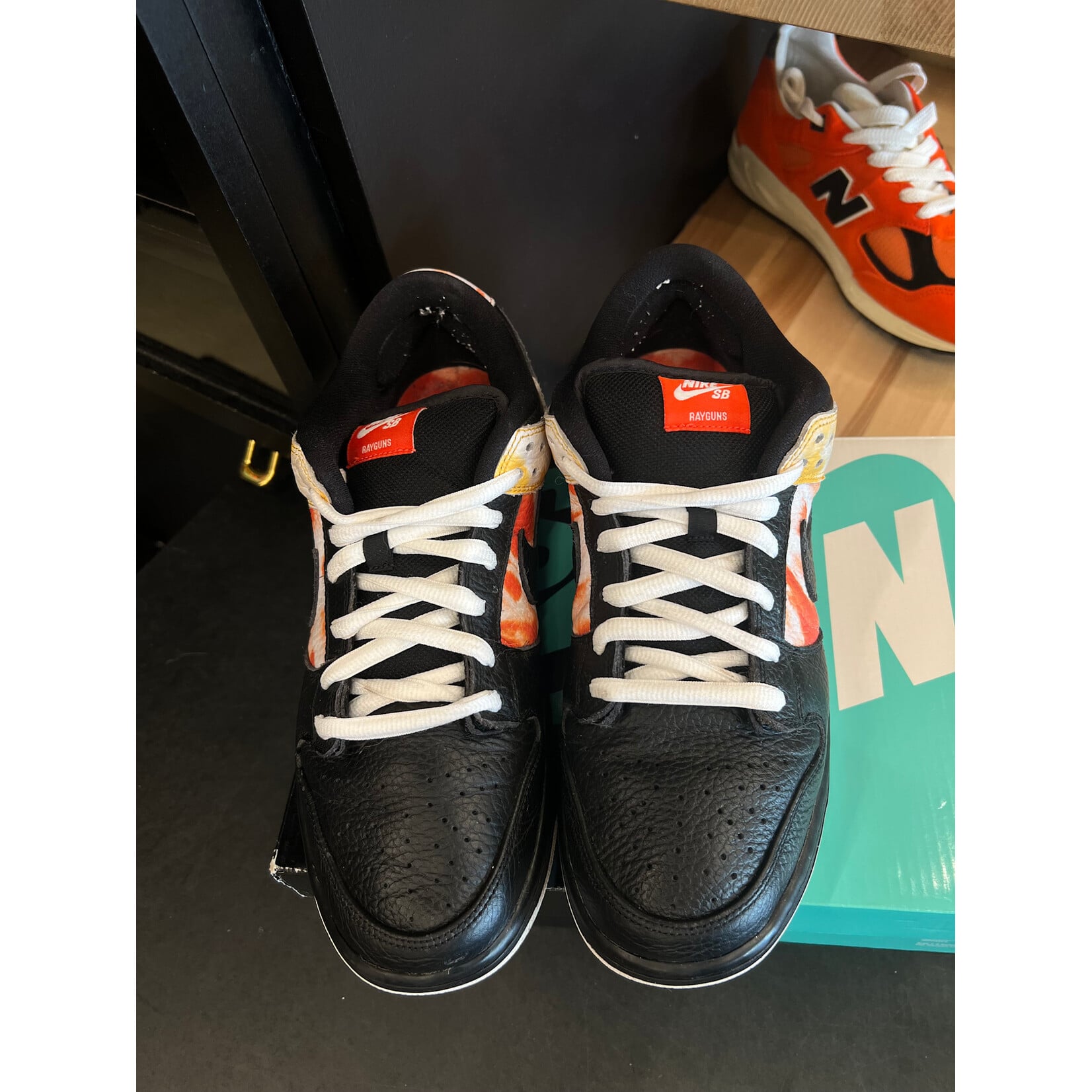 Nike Nike SB Dunk Low Raygun Tie-Dye Black Size 11.5, PREOWNED*