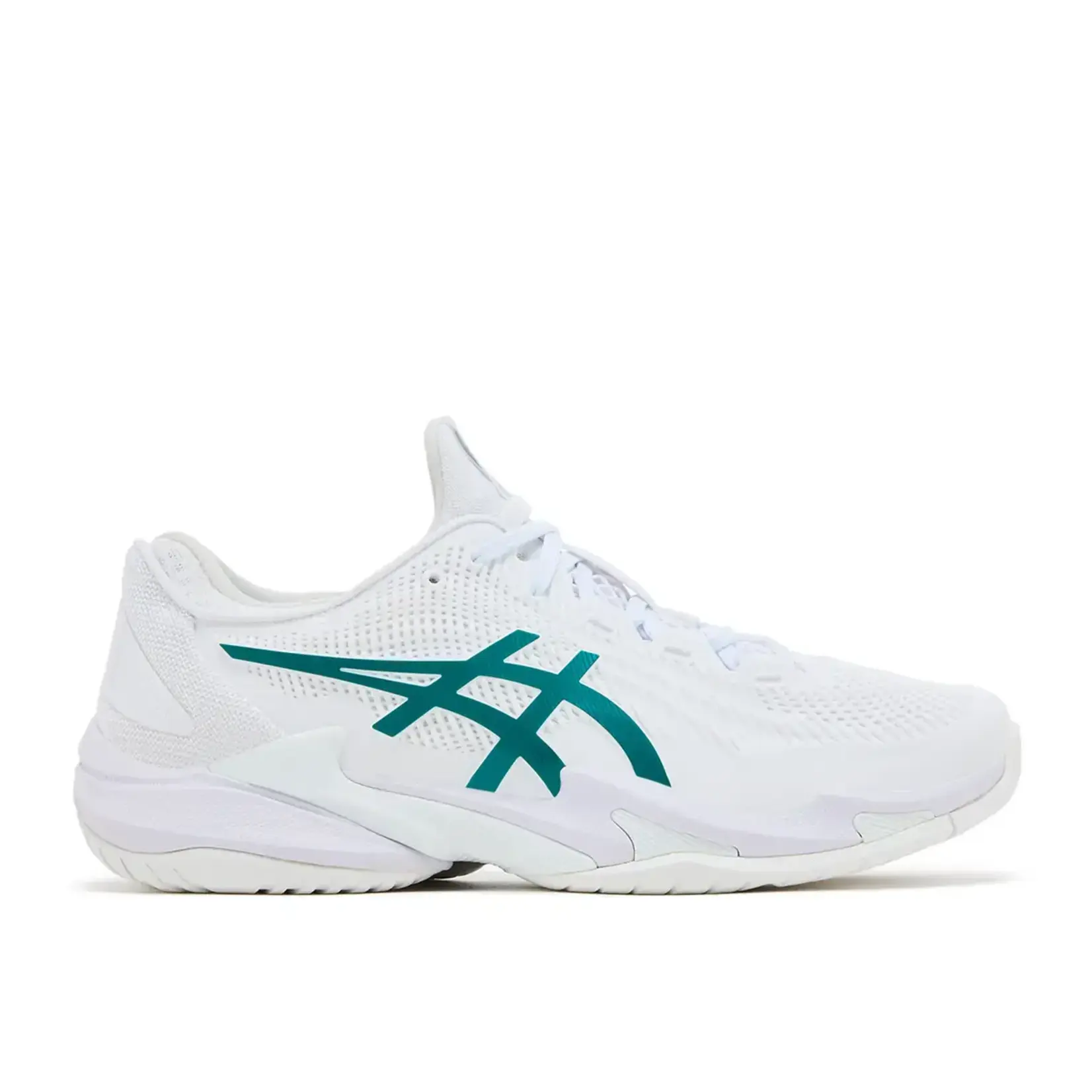 ASICS ASICS Court FF 3 Novak White Pitch Green Size 12, DS BRAND NEW DAMGE BOX