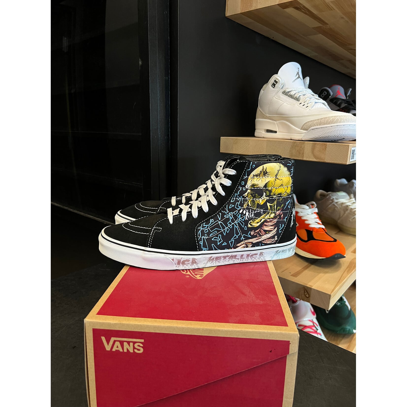 Metallica Metallica x Sk8-Hi 'Pushead' Size 13, PREOWNED*