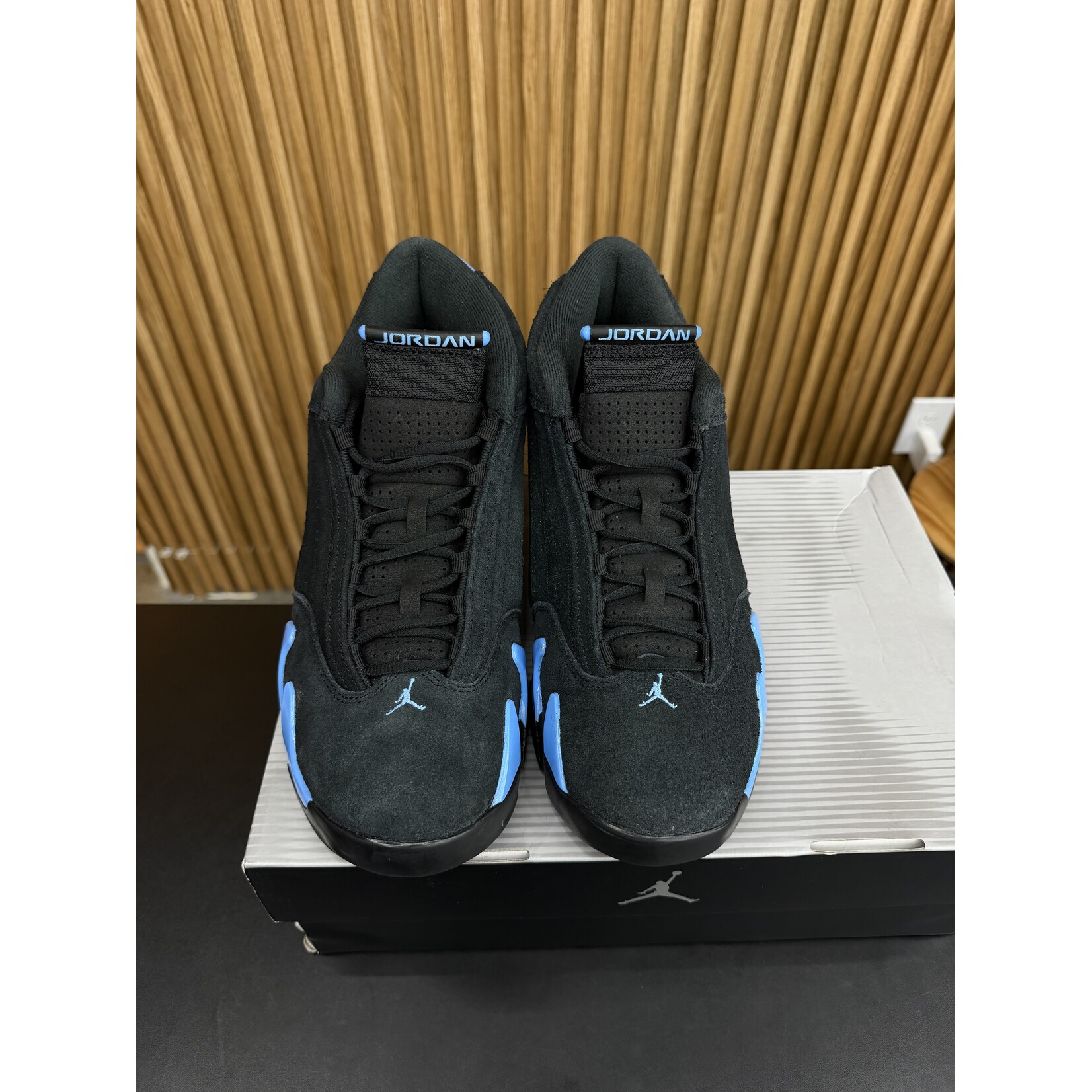 Jordan Jordan 14 Retro Black University Blue (2026) Size 11.5, PREOWNED*