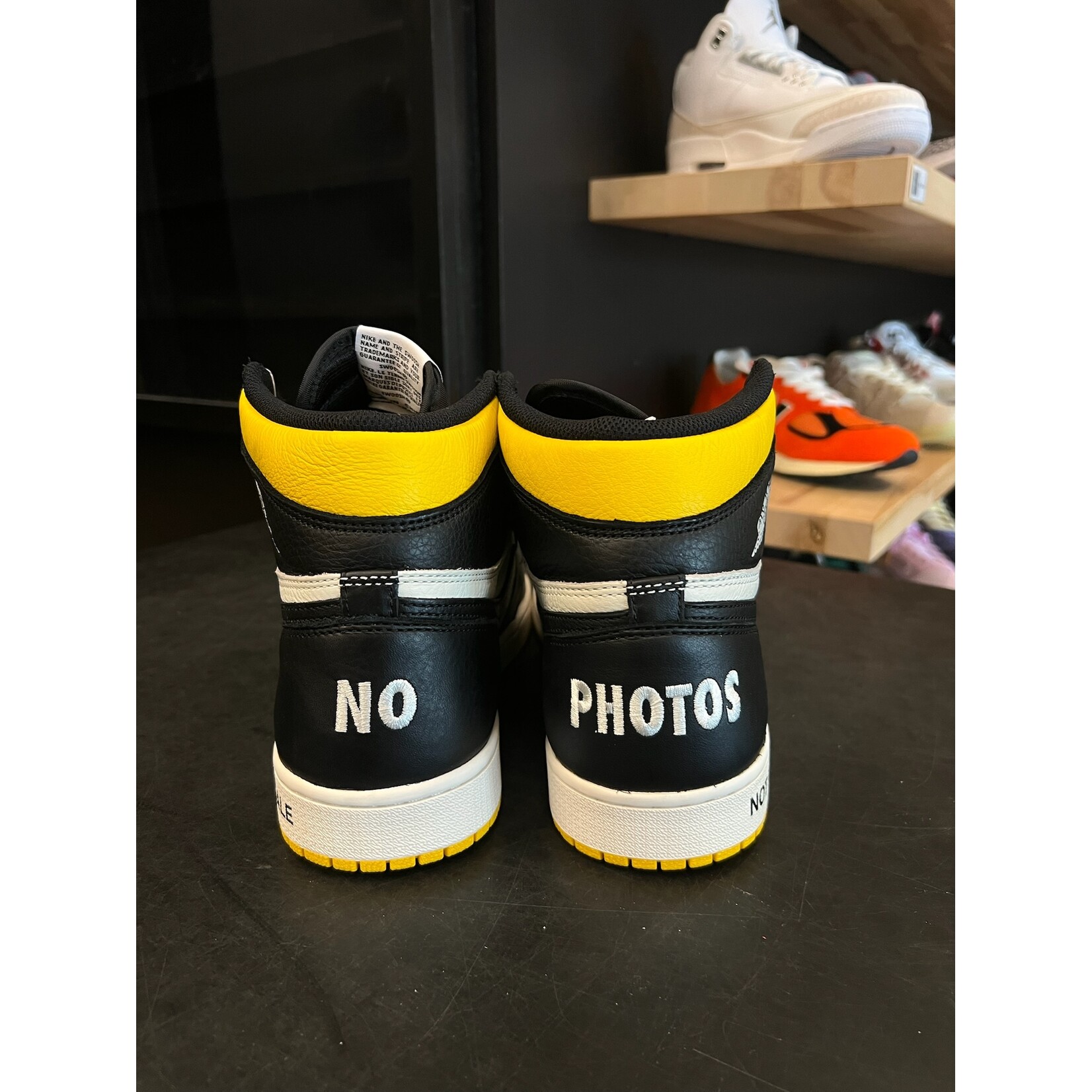 Jordan Jordan 1 Retro High Not for Resale Varsity Maize Size 12, DS BRAND NEW NO BOX*