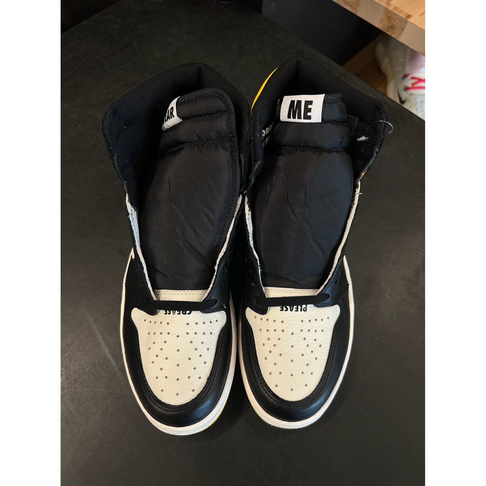 Jordan Jordan 1 Retro High Not for Resale Varsity Maize Size 12, DS BRAND NEW NO BOX*