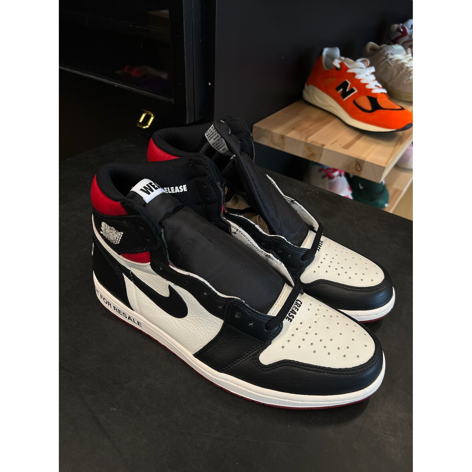 Jordan Jordan 1 Retro High Not for Resale Varsity Red Size 12, DS BRAND NEW NO BOX*