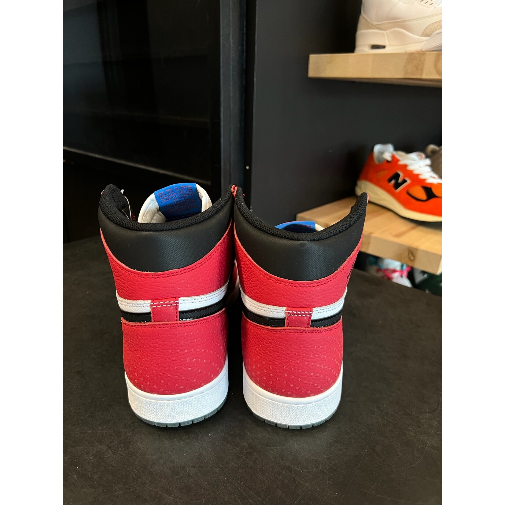 Jordan Jordan 1 Retro High Spider-Man Origin Story Size 12, DS BRAND NEW NO BOX*