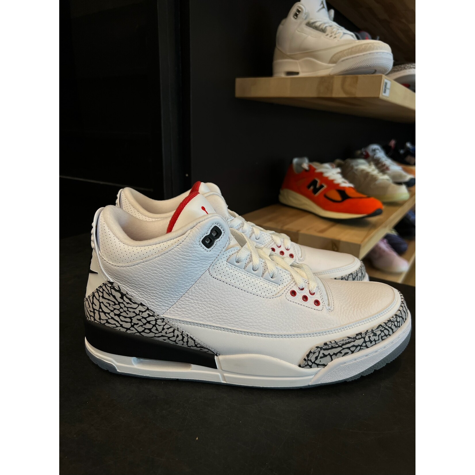 Jordan Jordan 3 Retro Free Throw Line White Cement Size 12, DS BRAND NEW NO BOX*