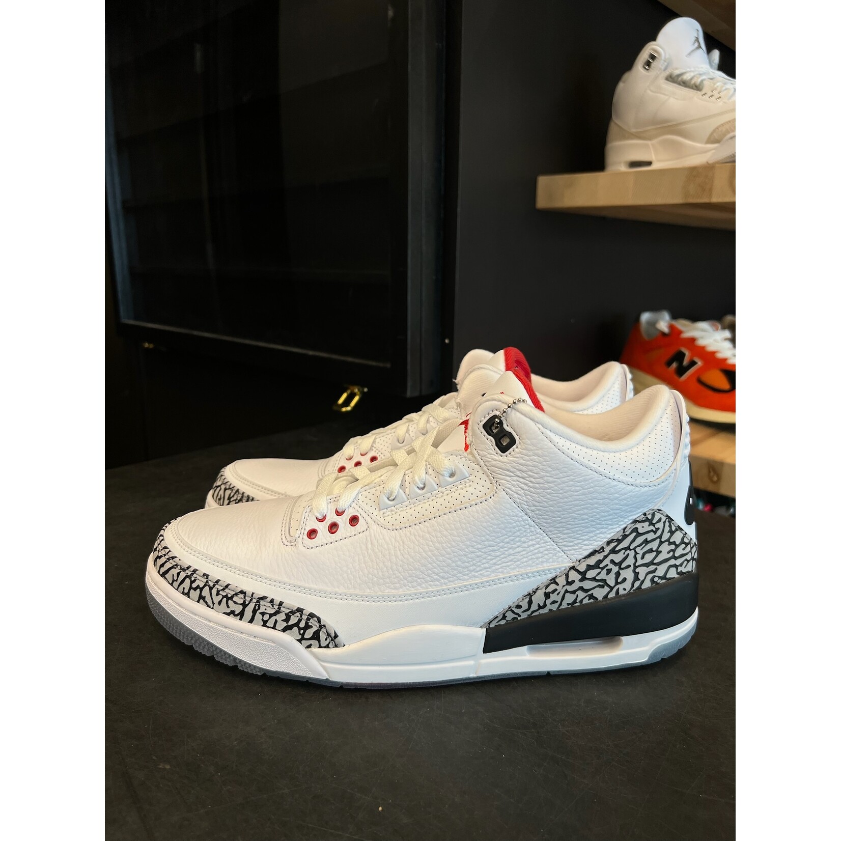 Jordan Jordan 3 Retro Free Throw Line White Cement Size 12, DS BRAND NEW NO BOX*