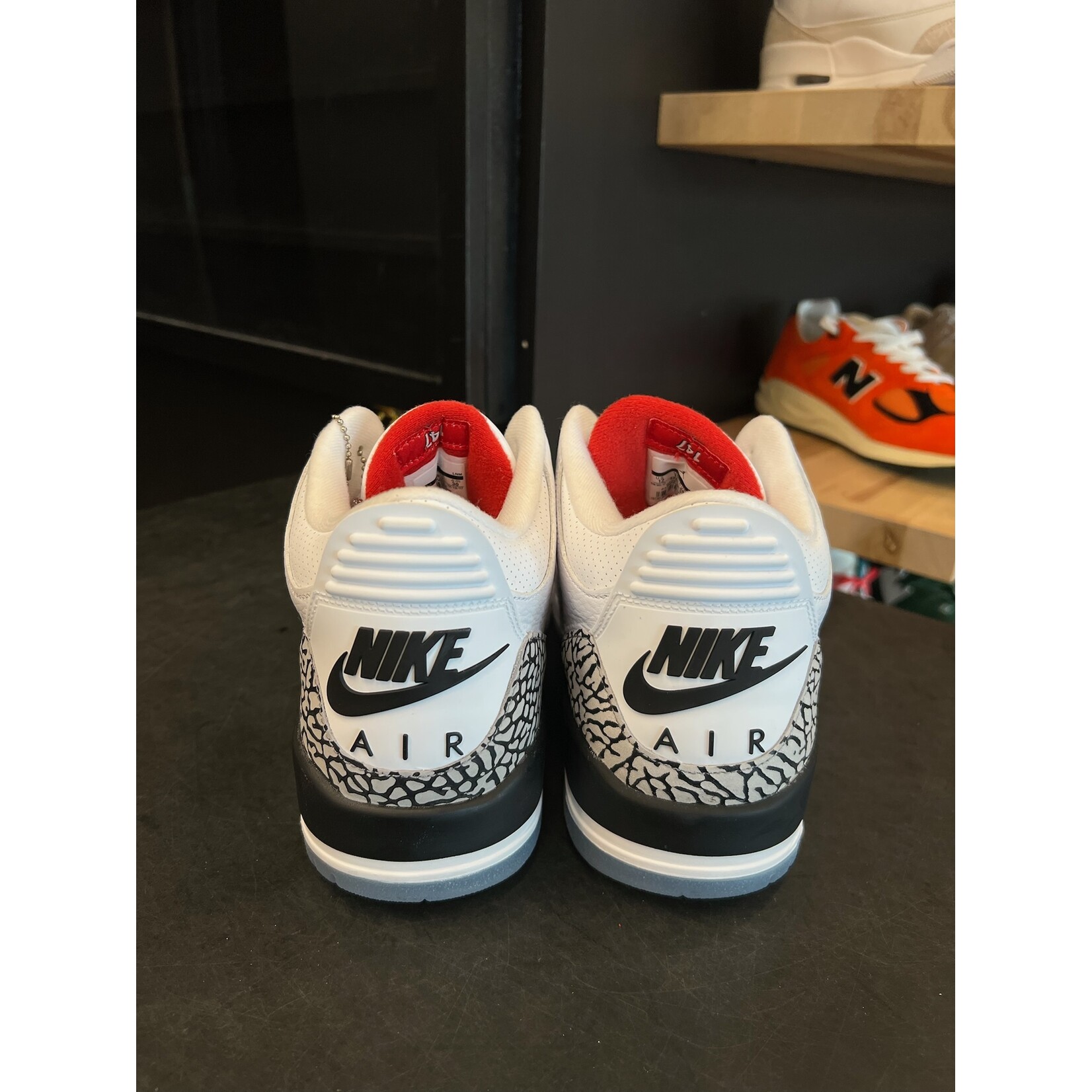 Jordan Jordan 3 Retro Free Throw Line White Cement Size 12, DS BRAND NEW NO BOX*