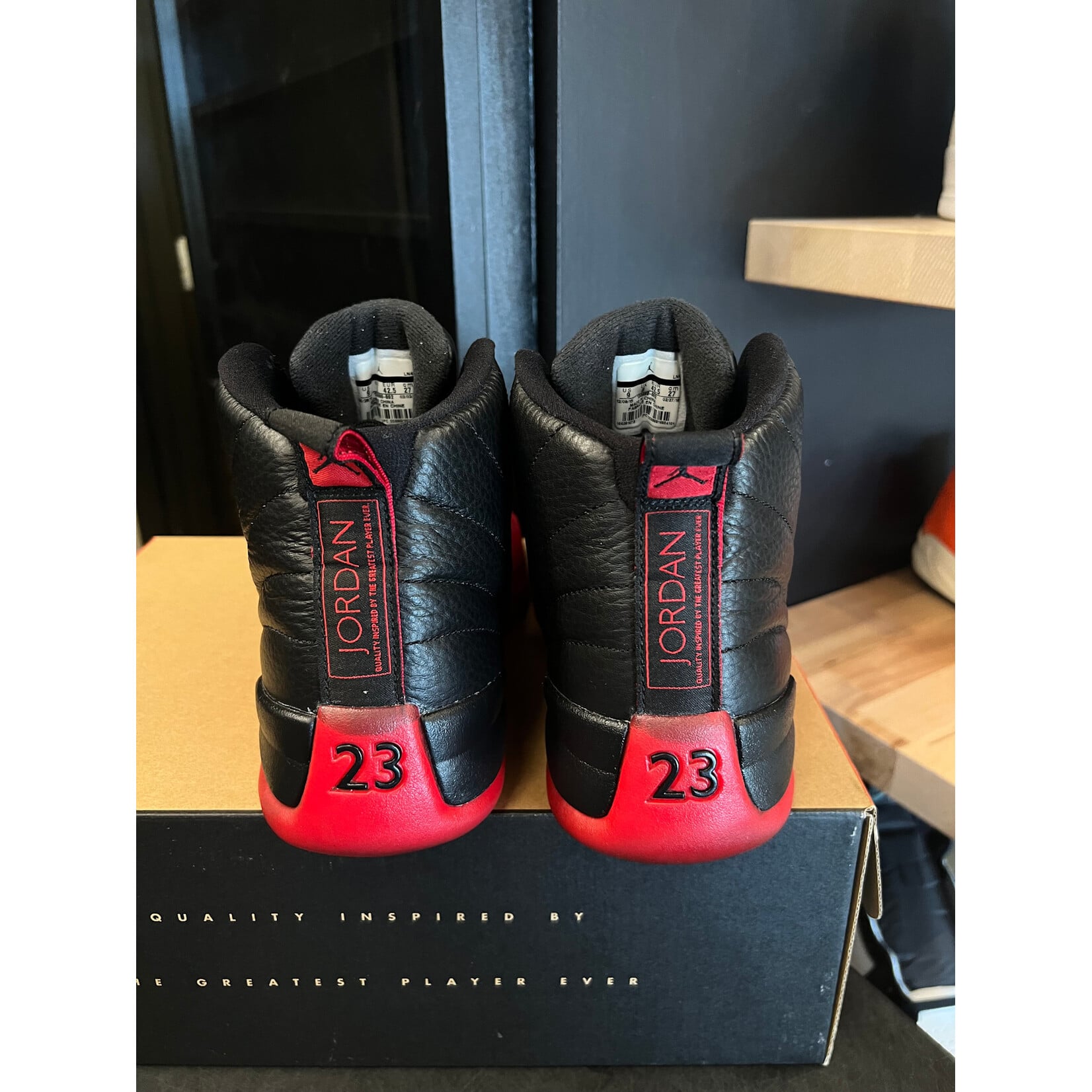 Jordan Jordan 12 Retro Flu Game (2016) Size 9, PREOWNED*