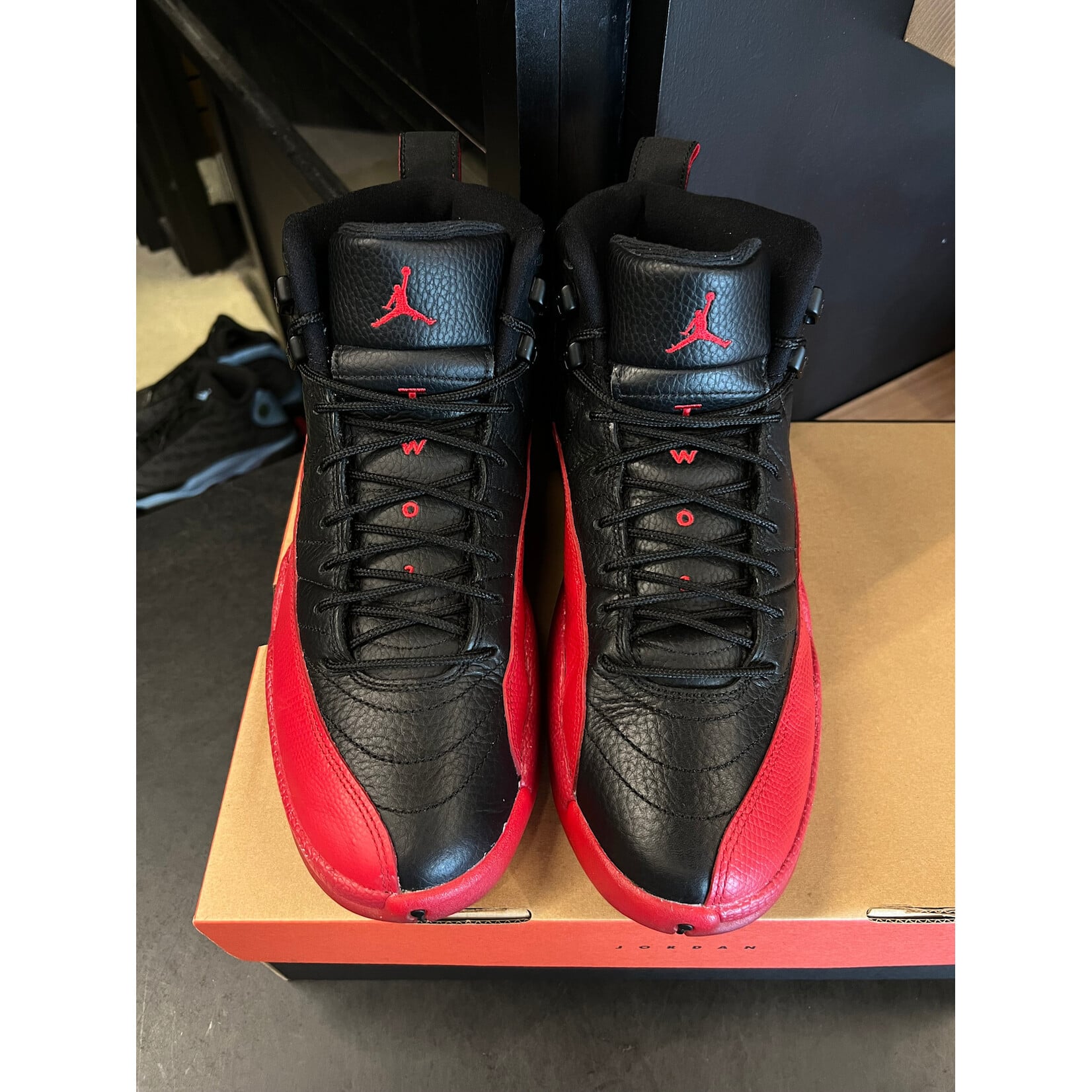 Jordan Jordan 12 Retro Flu Game (2016) Size 9, PREOWNED*