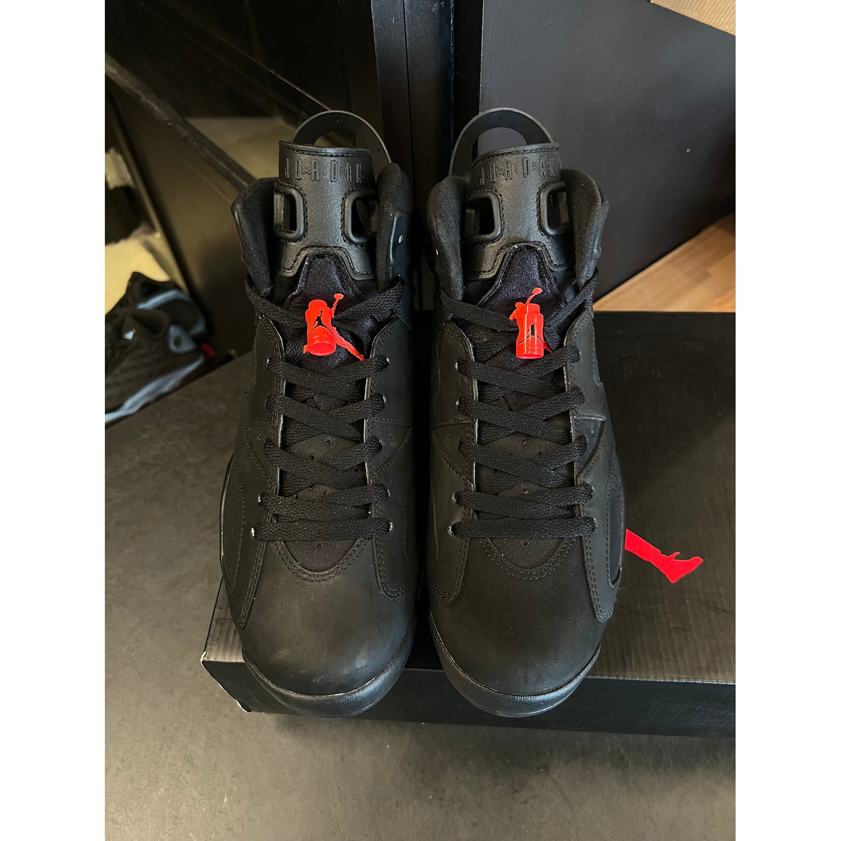 Jordan Jordan 6 Retro Infrared Black (2014) Size 9, PREOWNED*